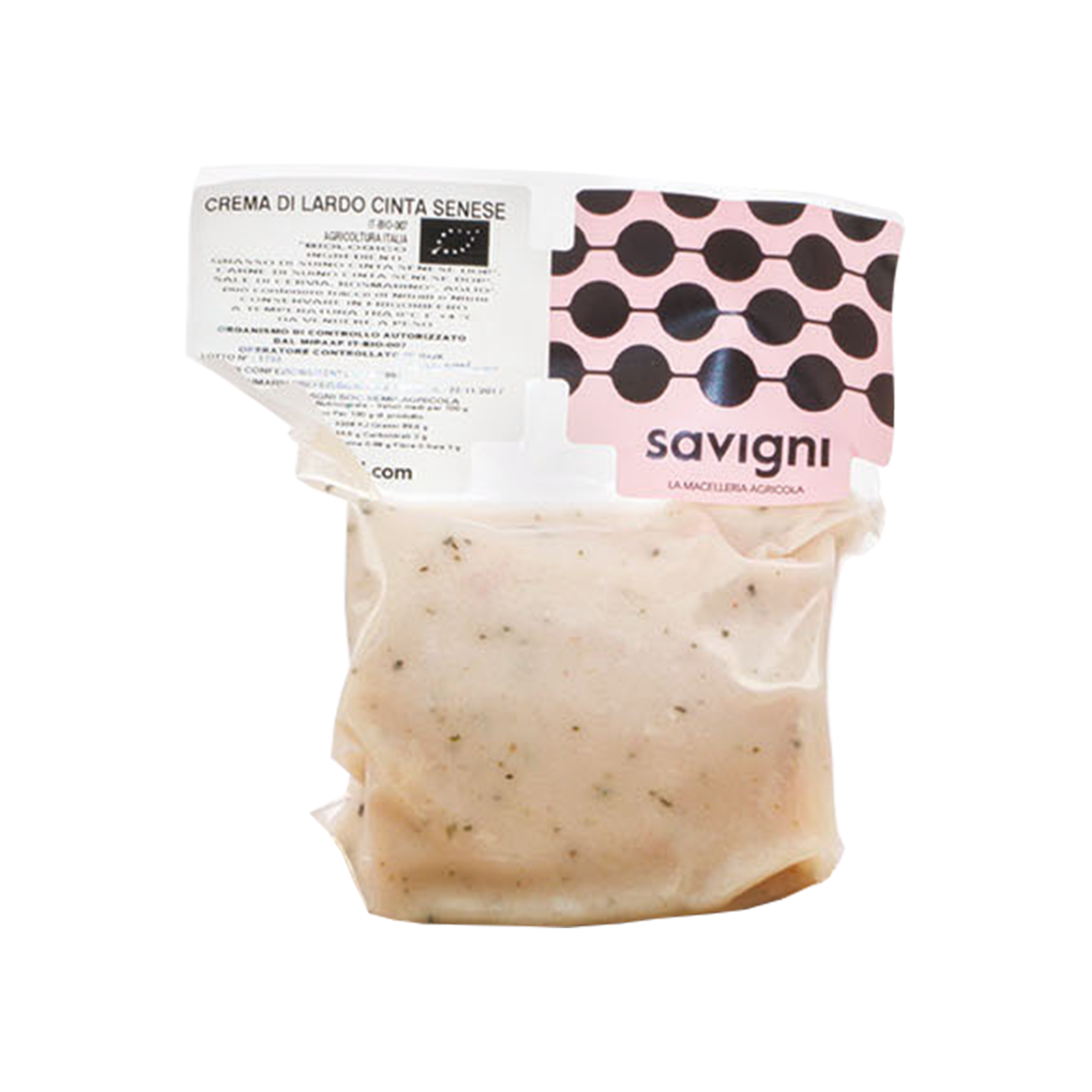 Savigni Crema di Lardo 500 g EKO
