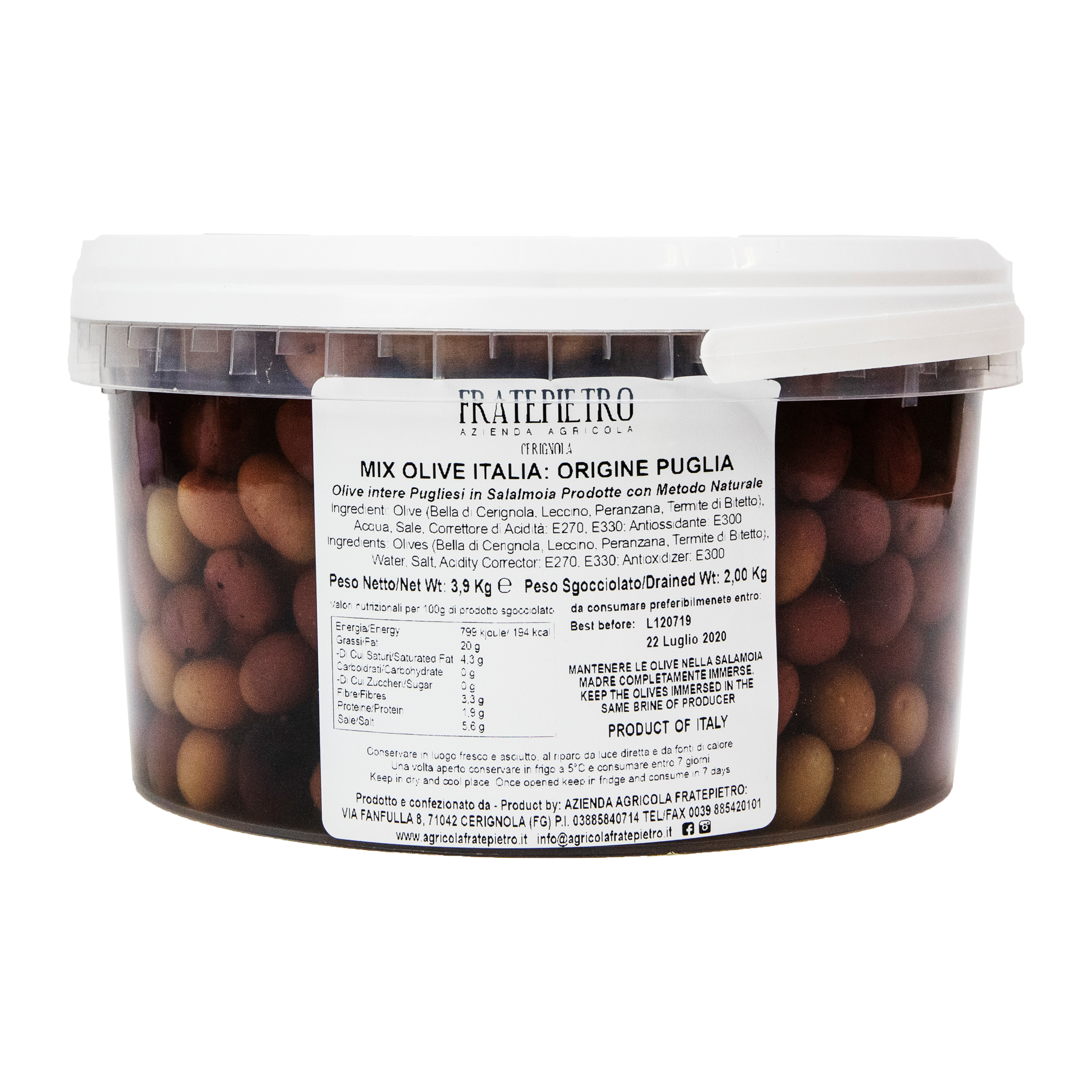 Olivmix från Puglia 3,9 kg Olivmix från Puglia 3,9 kg