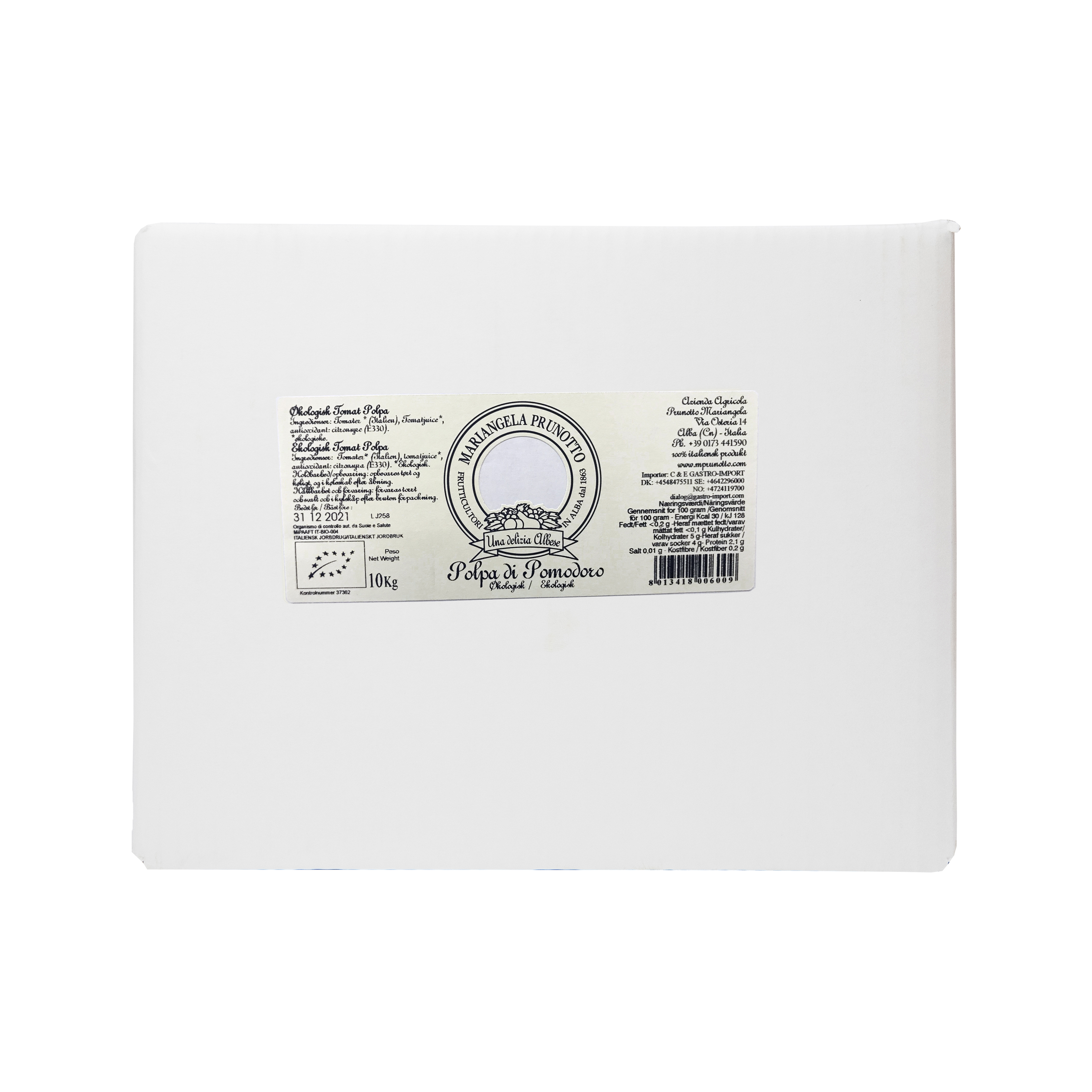 Prunotto Polpa di Pomodoro 10 kg EKO Prunotto Polpa di Pomodoro 10 kg EKO