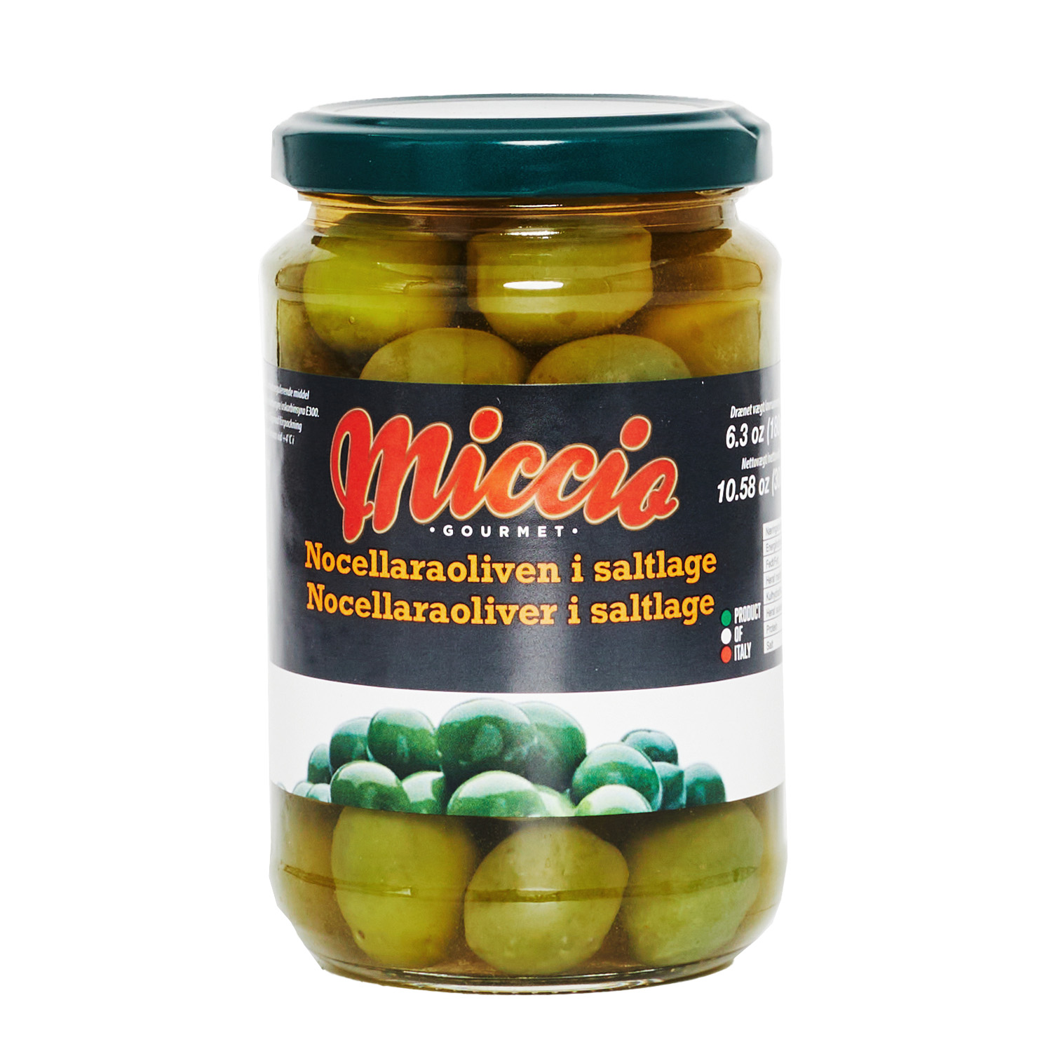 Oliver gröna Nocellara 300 g Oliver gröna Nocellara 300 g