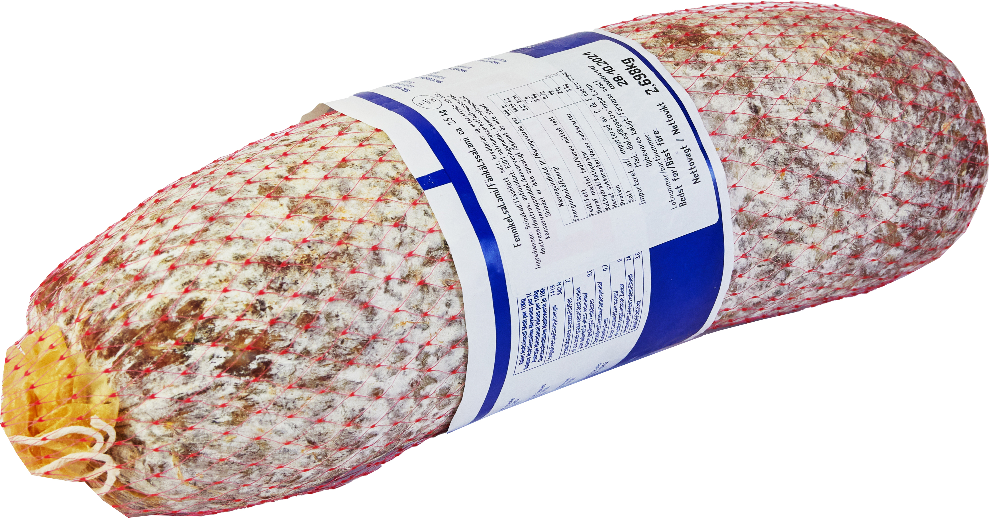 x Fänkålssalami ca. 2,5 kg x Fänkålssalami ca. 2,5 kg