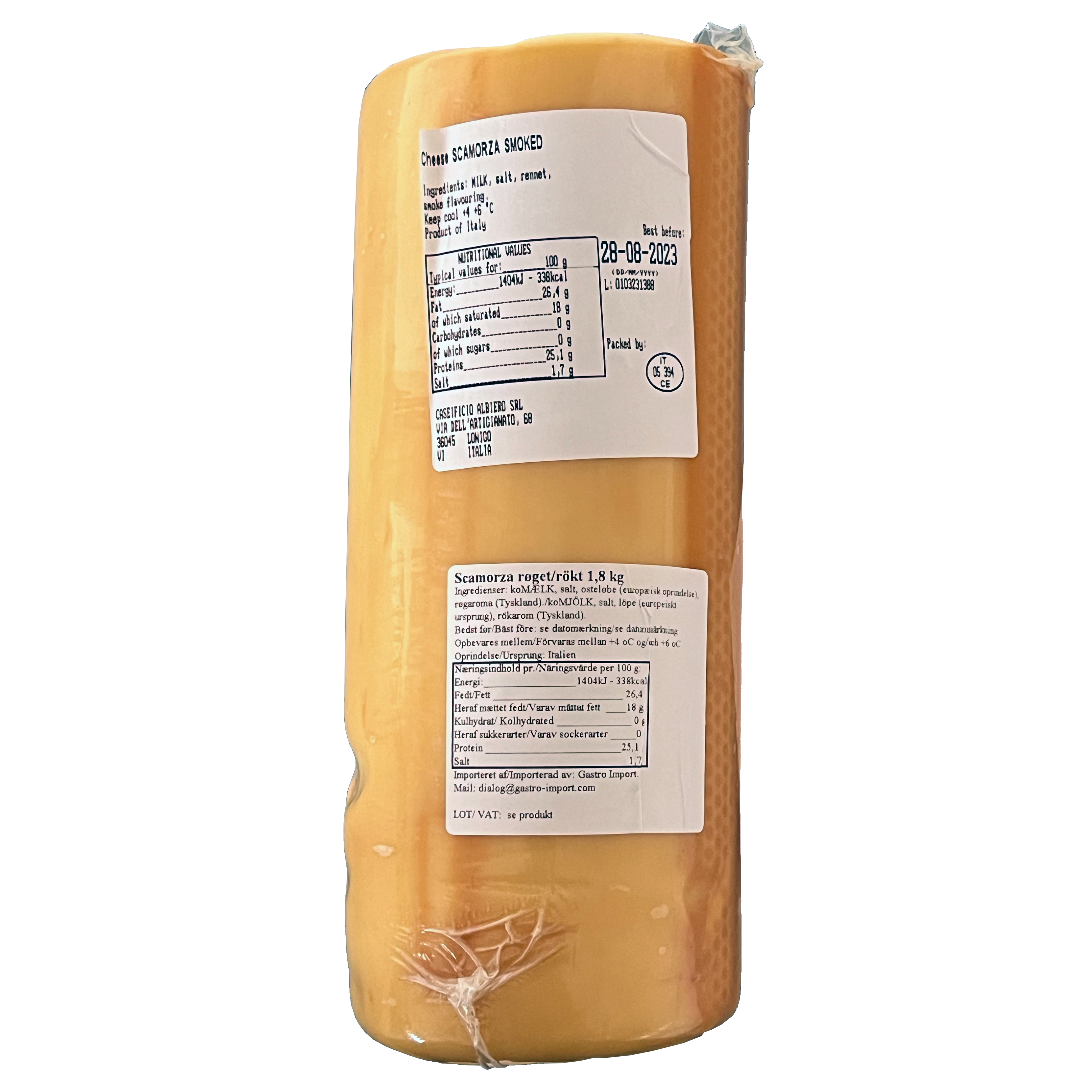 Scamorza affumicata, rökt 1,8 kg