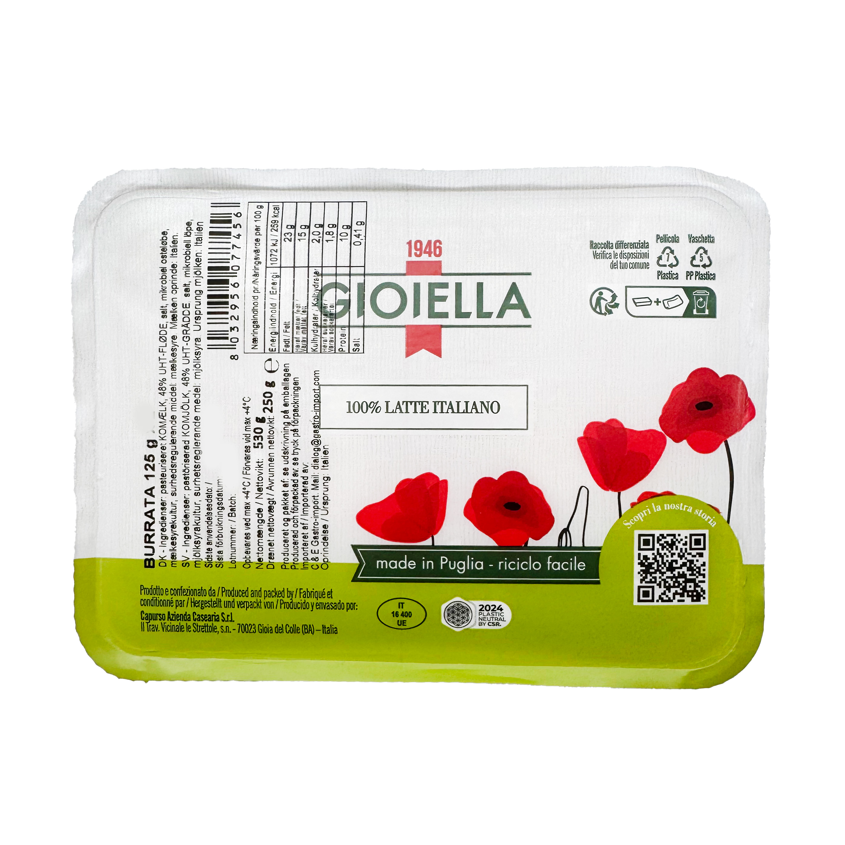 Burrata Gioiella 125 g