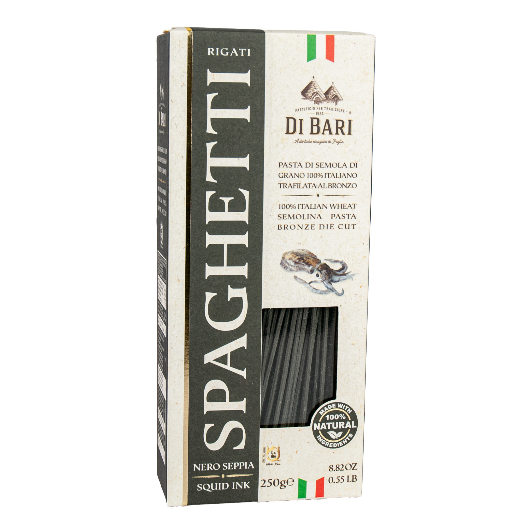 Spaghetti med bläckfiskbläck 250 g Spaghetti med bläckfiskbläck 250 g