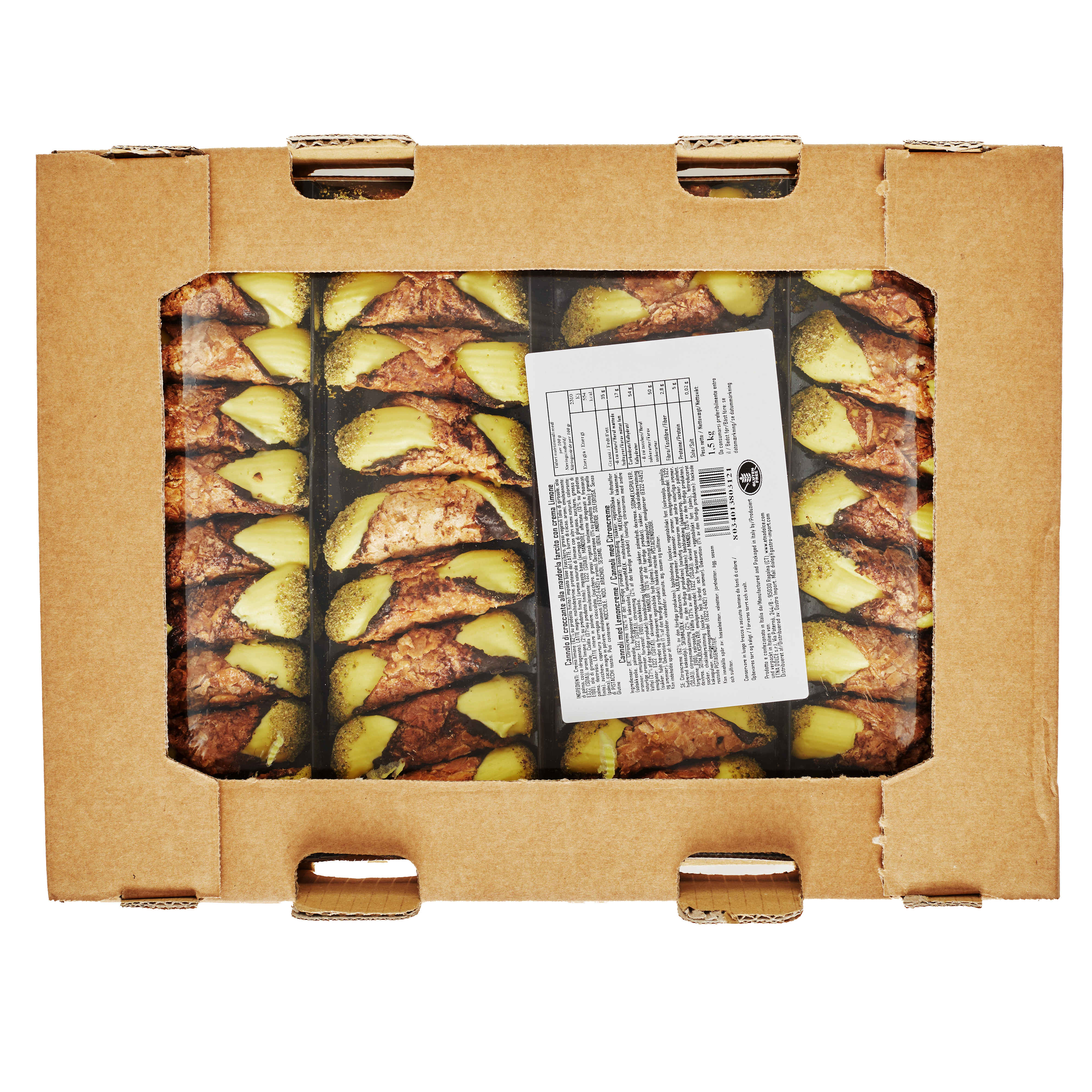 Cannoli med citroncreme 1,5 kg 