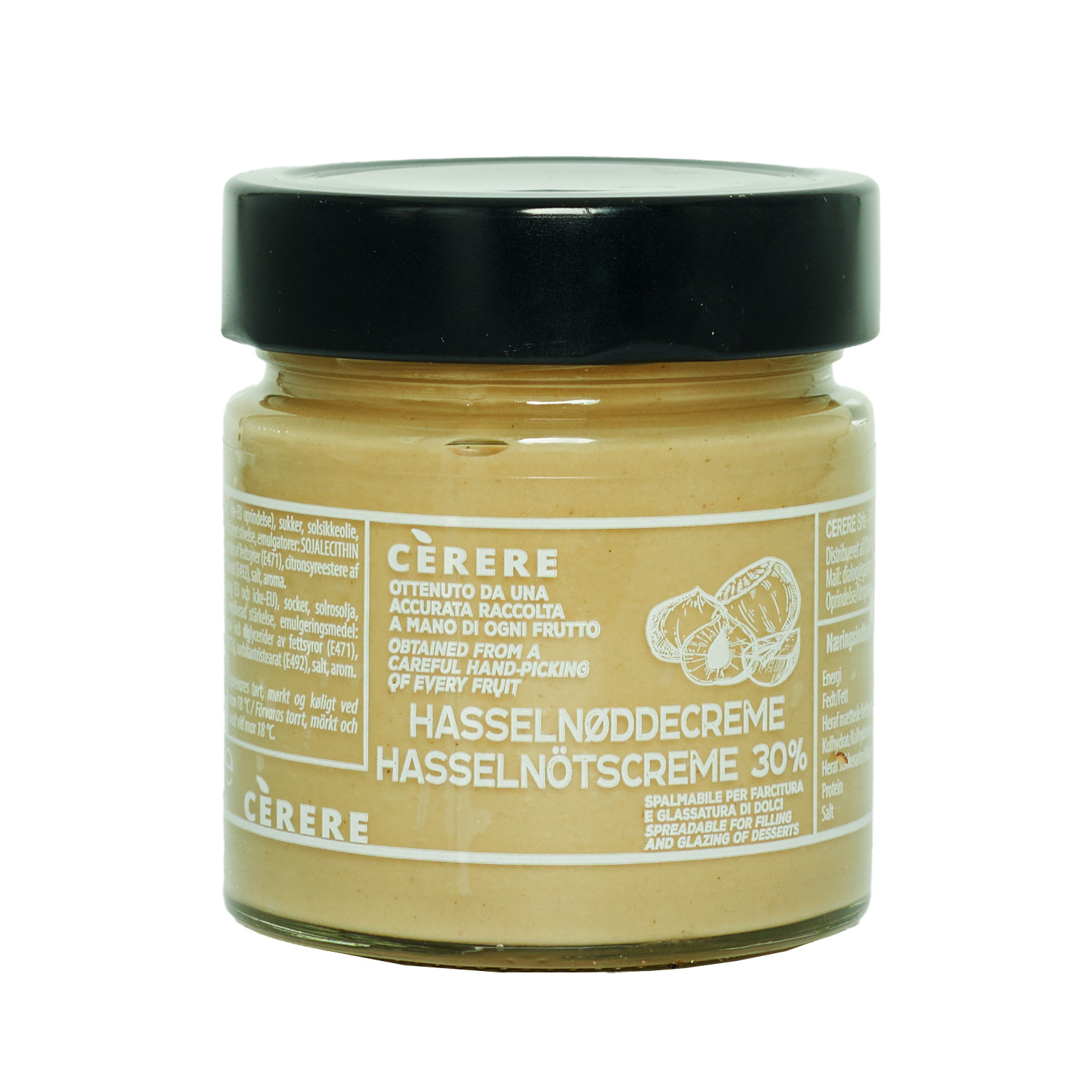 Hasselnötskräm 30% 200 g