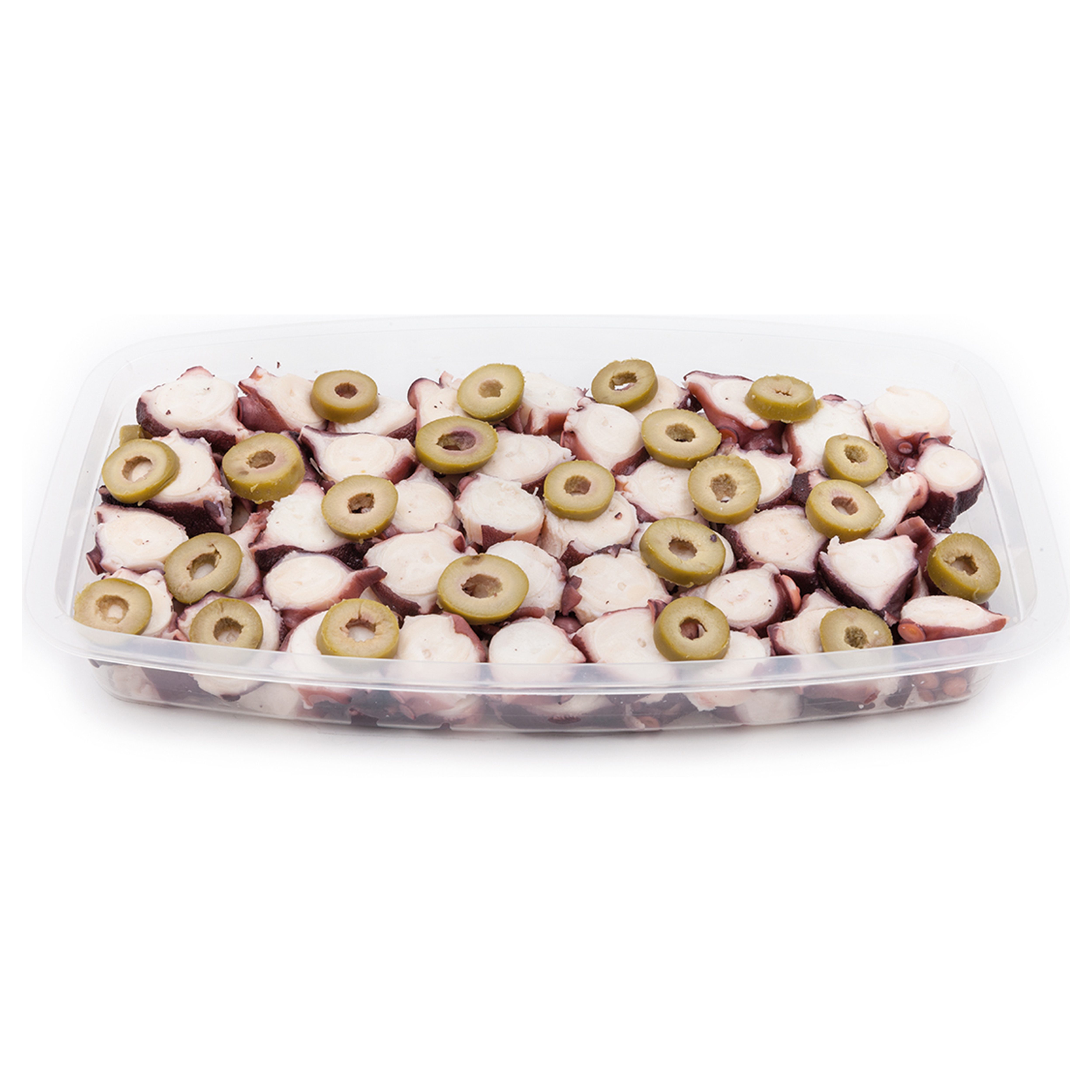 Bläckfiskarmar med oliver 1 kg