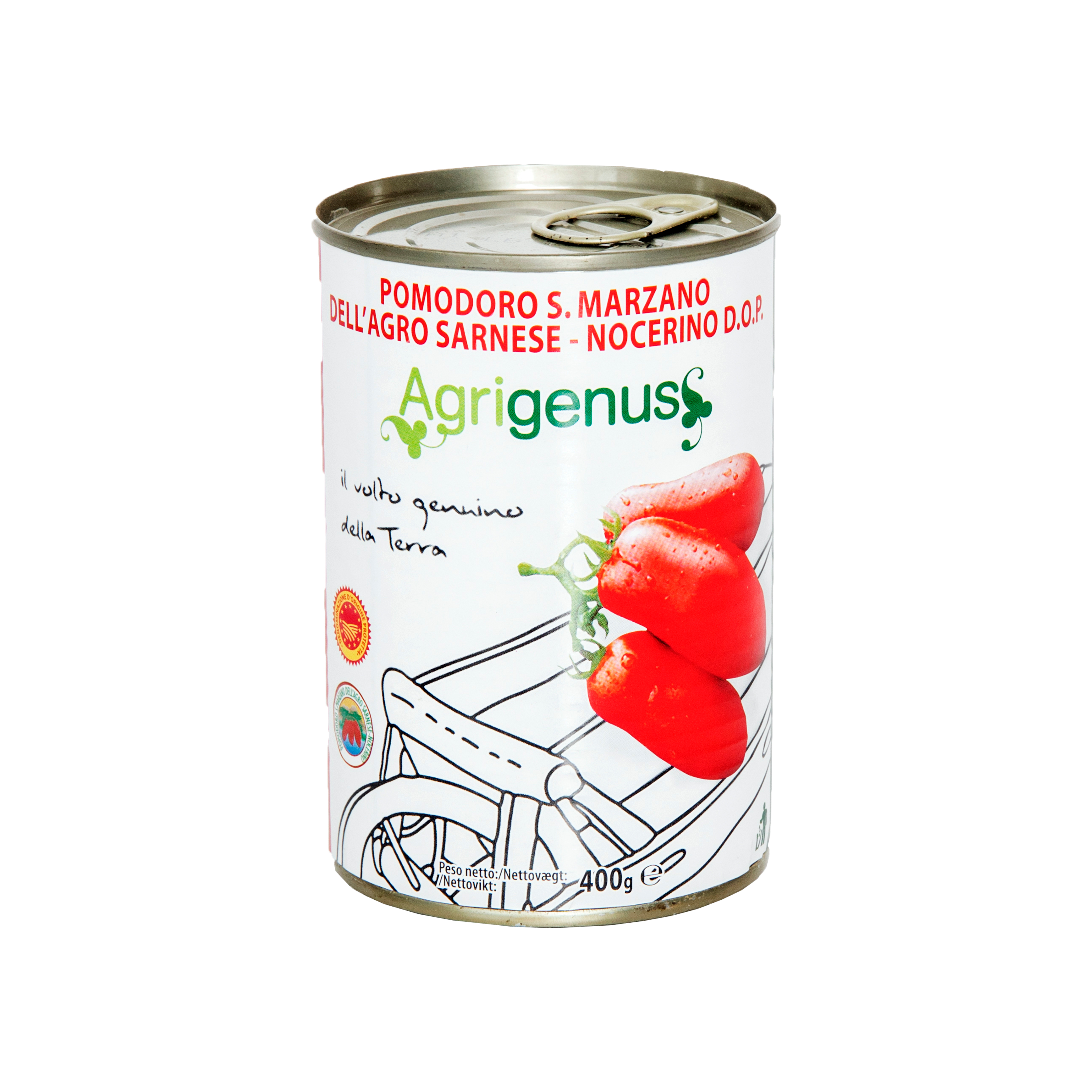 San Marzano DOP Tomater 400g San Marzano DOP Tomater 400g