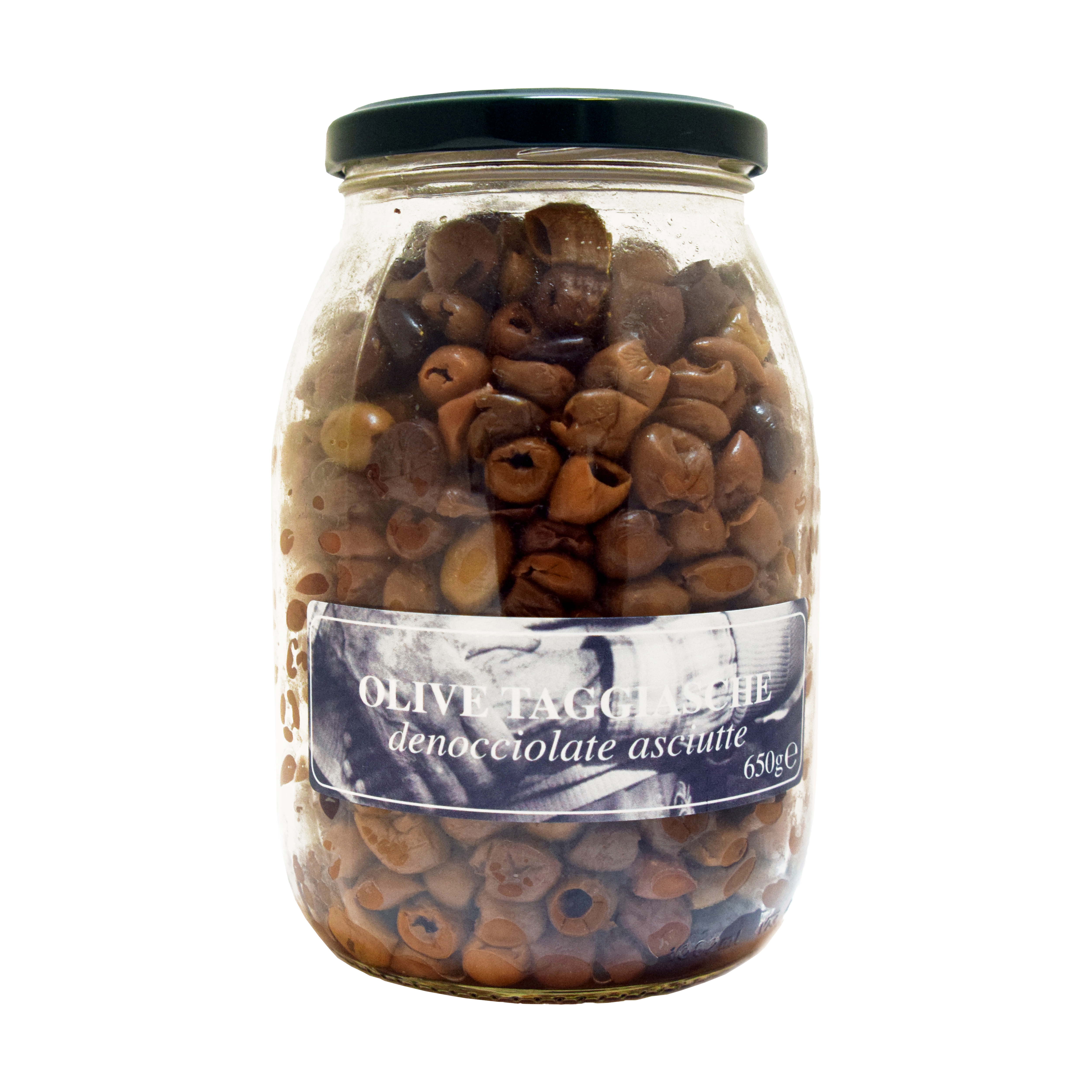 Oliver torkade kärnfri Taggiasca 650g Oliver torkade kärnfri Taggiasca 650g