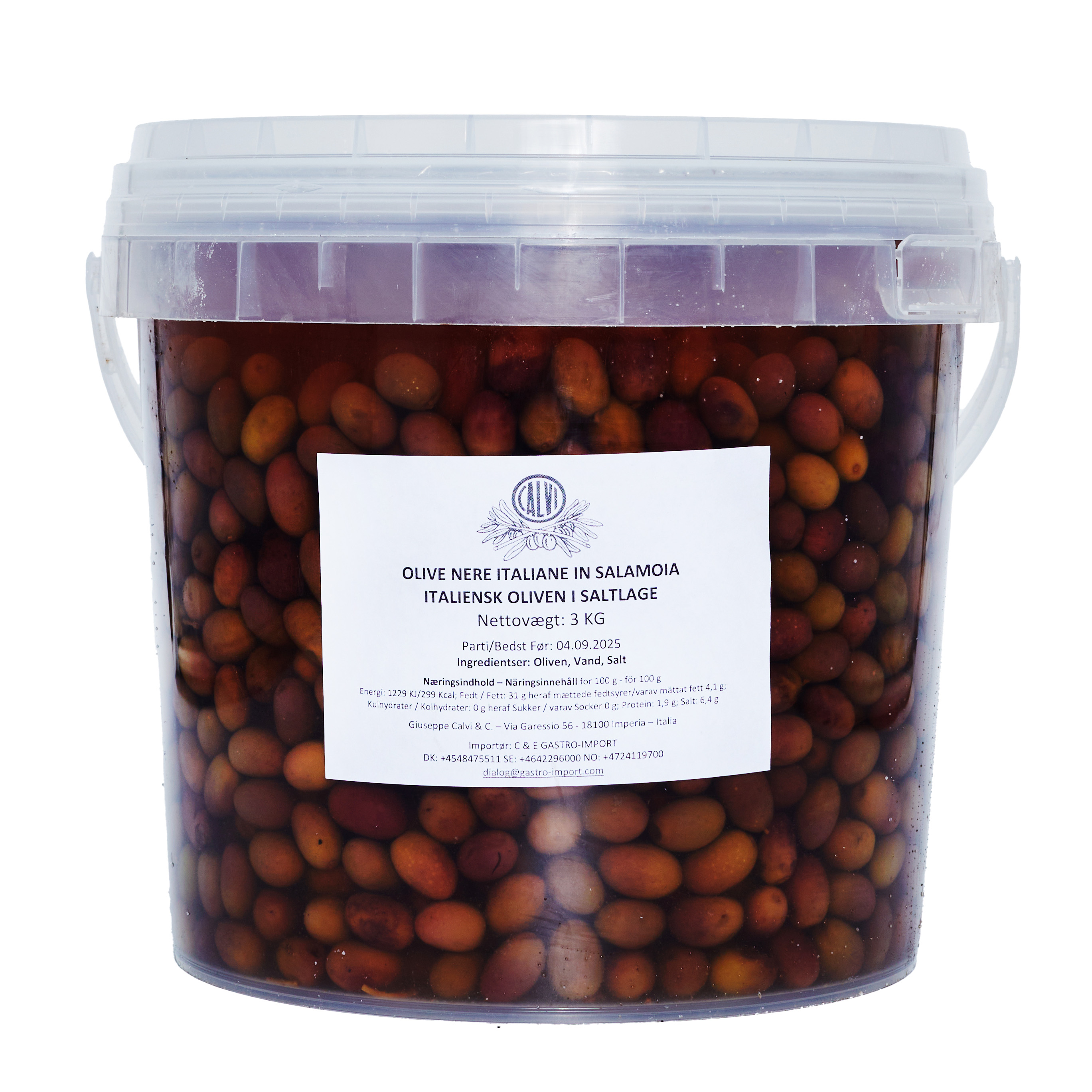 Oliver svarta liguriska 4,4 kg Oliver svarta liguriska 4,4 kg