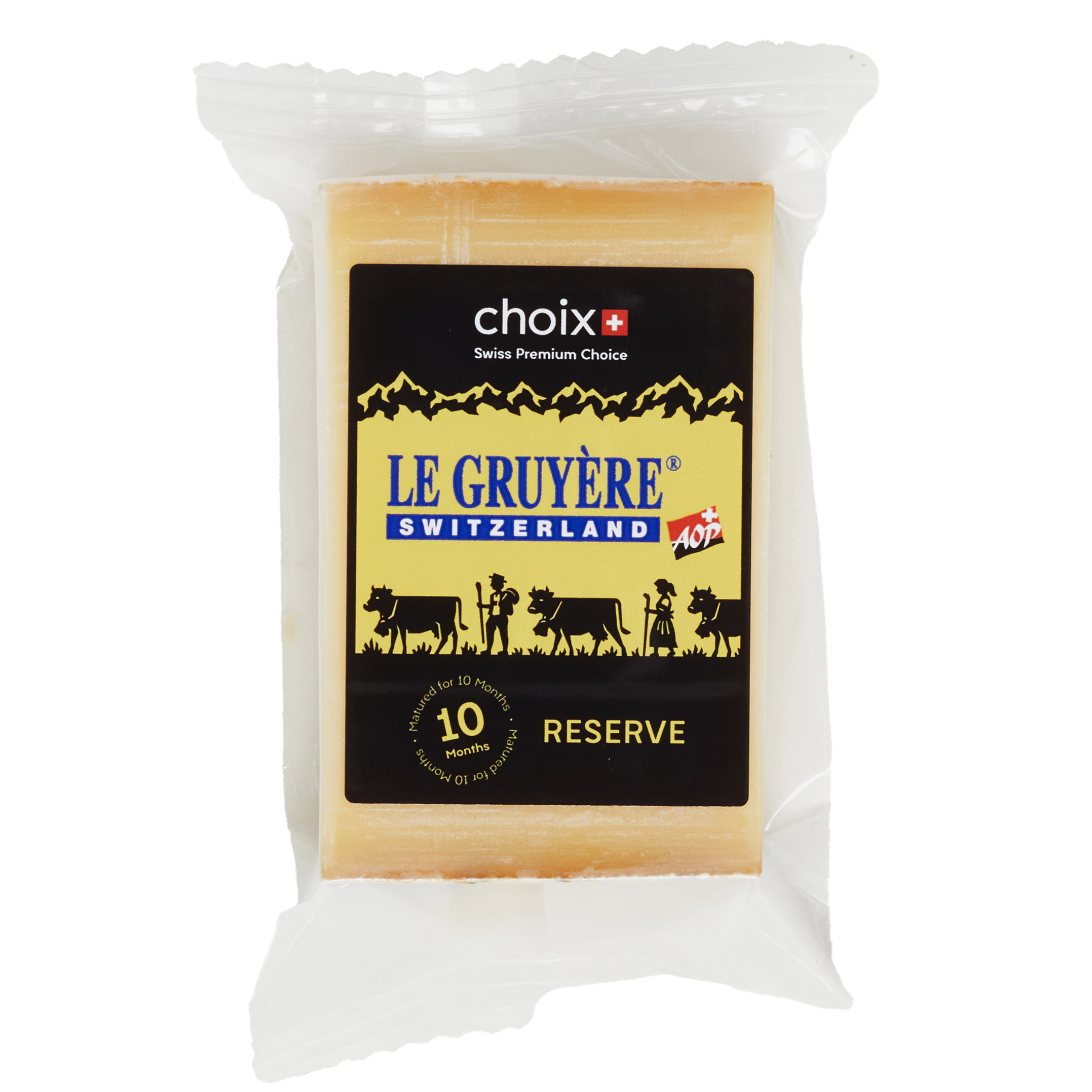Choix Gruyère AOP Réserve 10 mån. 170 g Choix Gruyère AOP Réserve 10 mån. 170 g