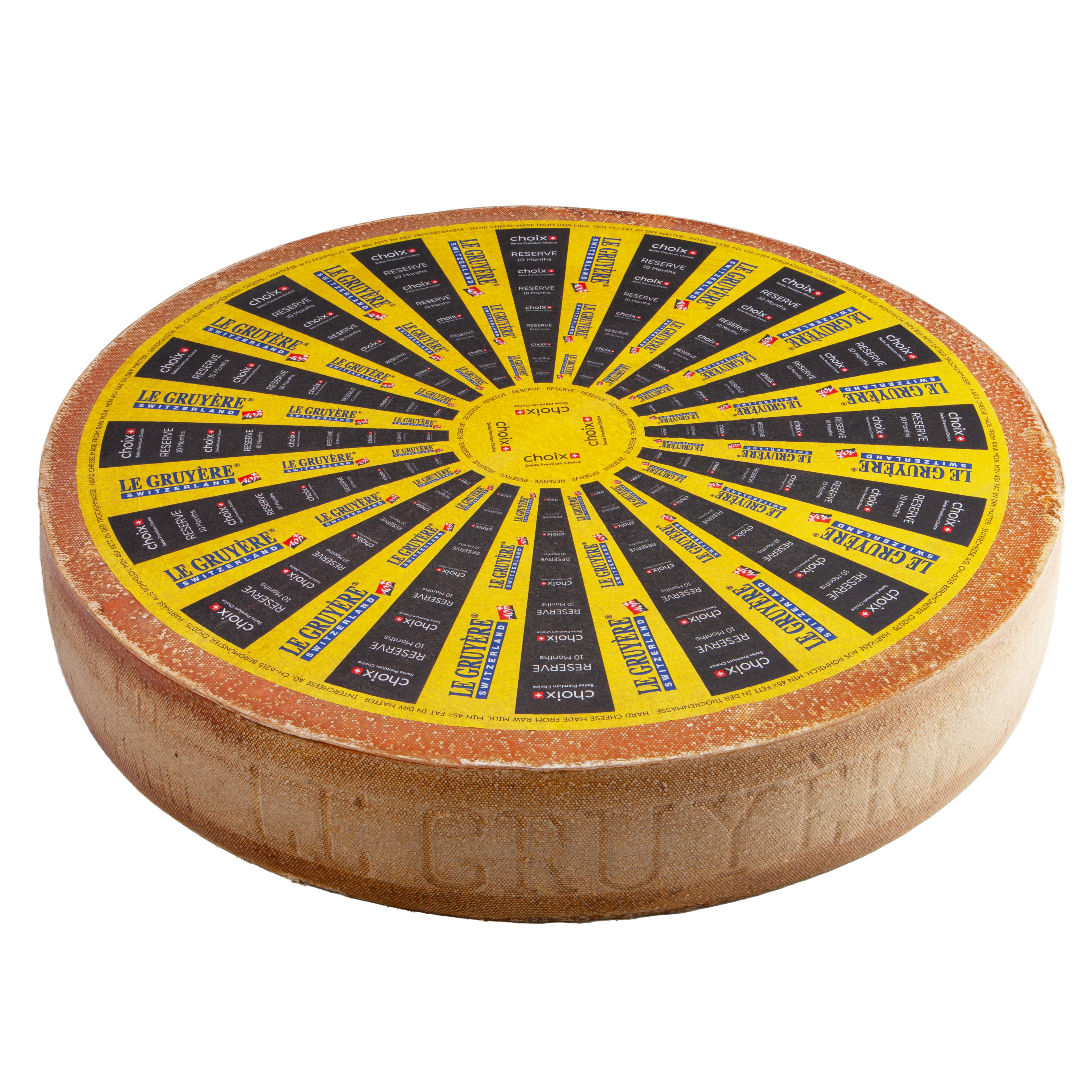 Choix Gruyère AOP Réserve 10 mån. ca 33 kg