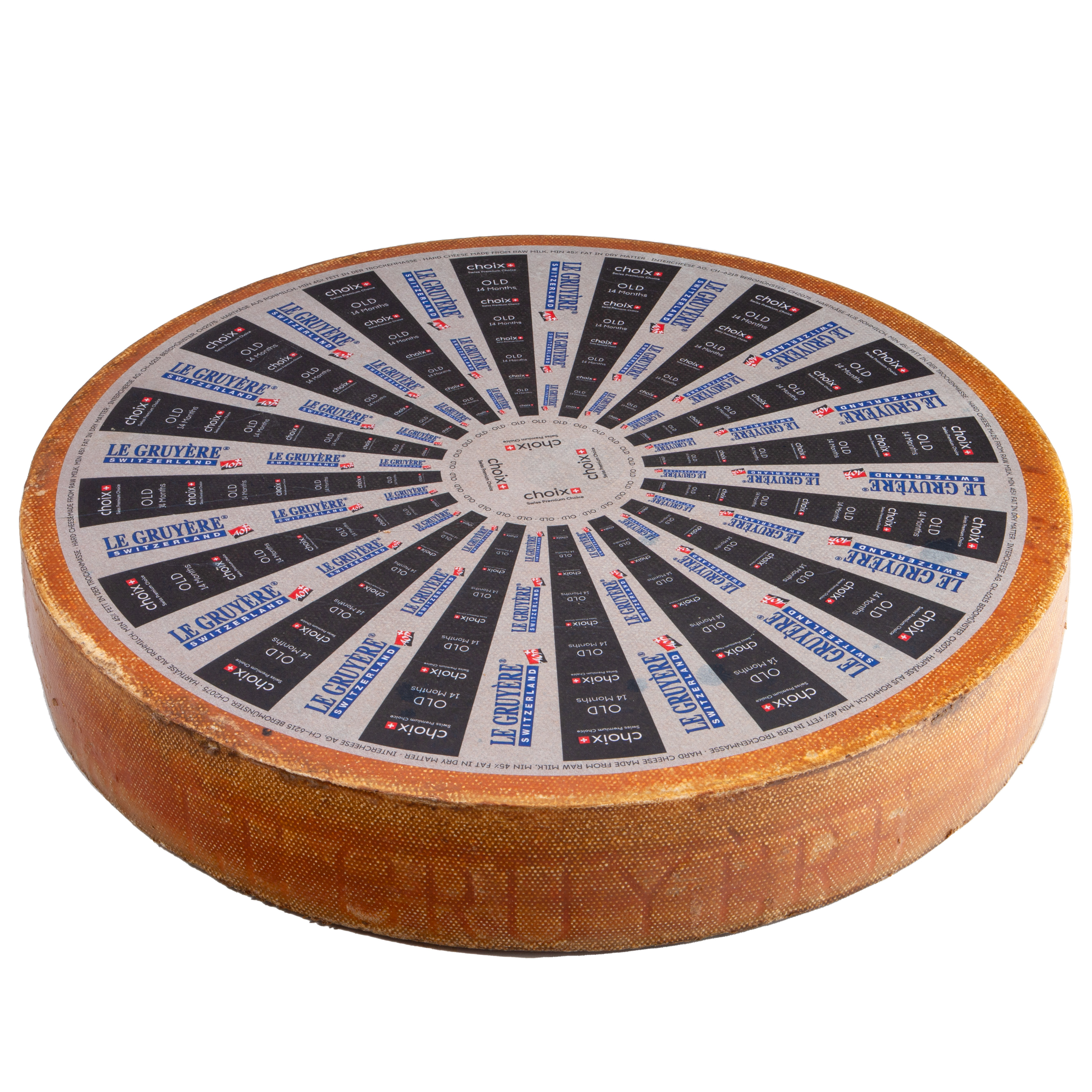 Choix Gruyère AOP Old 14 mån. ca 33 kg