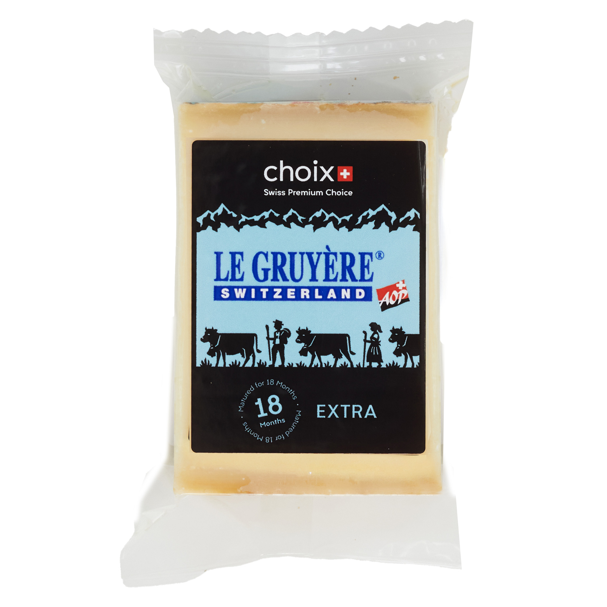 Choix Gruyère AOP Extra 18 mån. 170 g Choix Gruyère AOP Extra 18 mån. 170 g