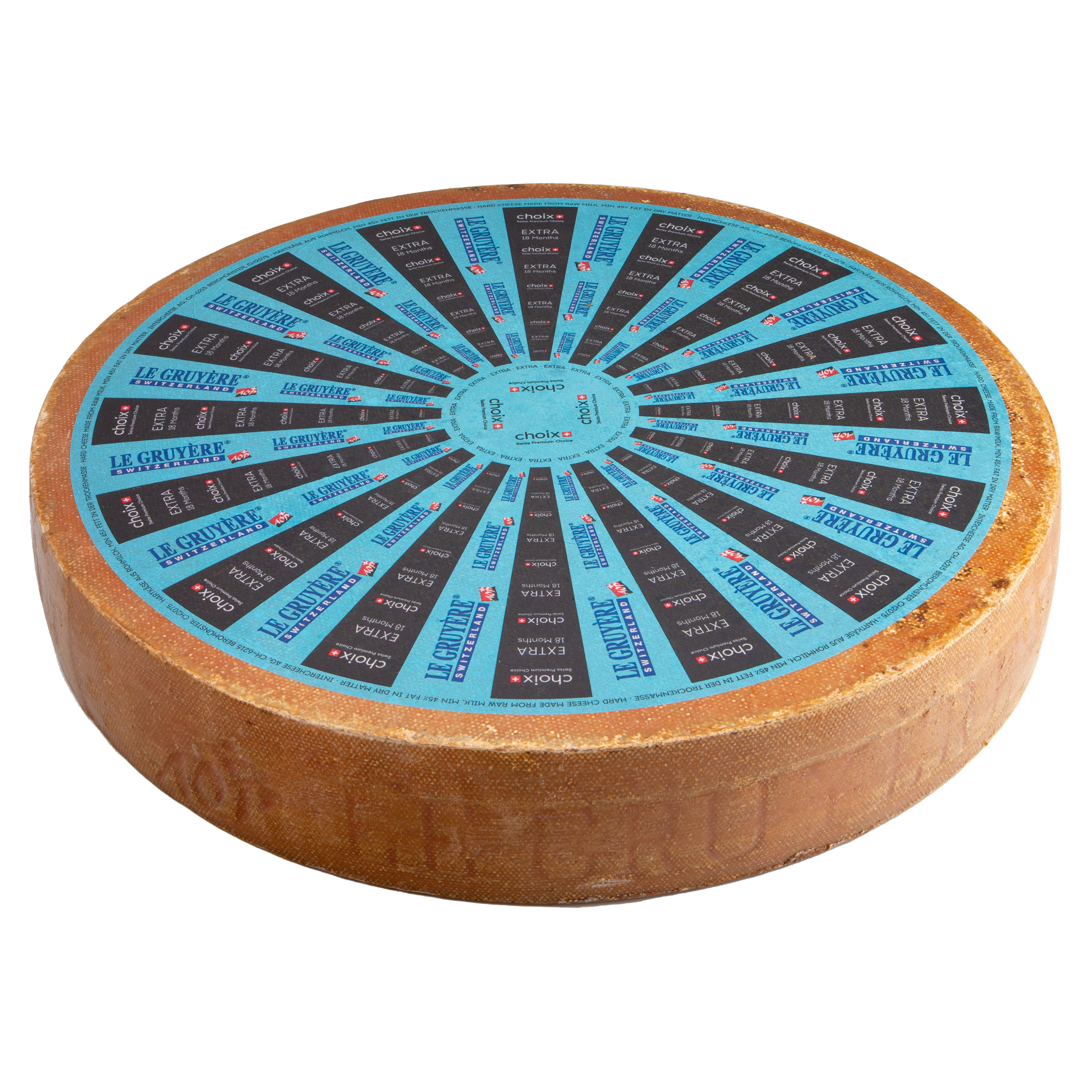 Choix Gruyère AOP Extra 18 mån. ca 32 kg