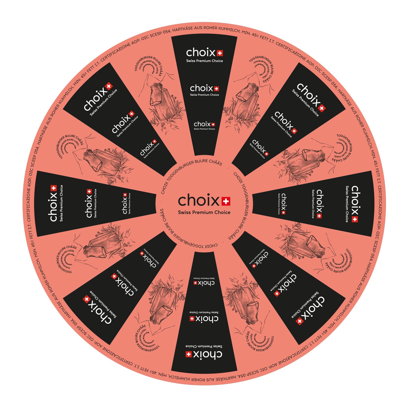 Choix bondost Toggenburger 5 mån. 6 kg