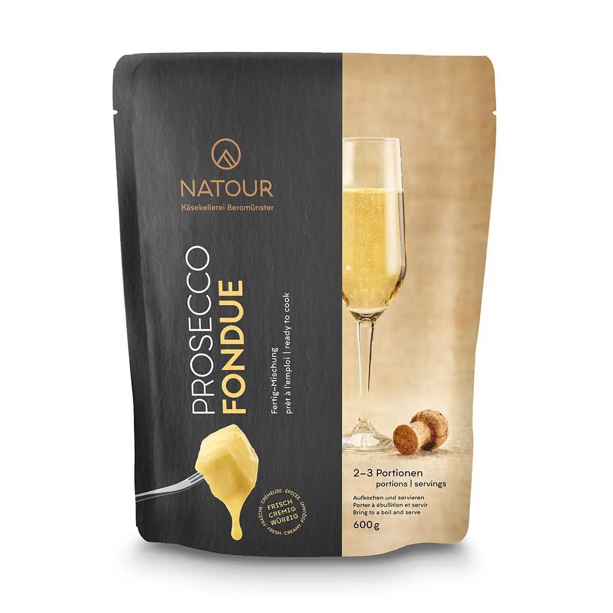 Fondue Prosecco NATOUR 600g Fondue Prosecco NATOUR 600g