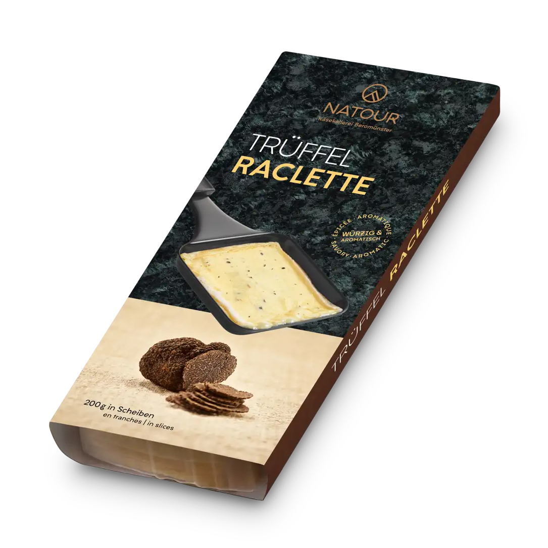 Raclette Classic tryffel NATOUR 200 g Raclette Classic tryffel NATOUR 200 g