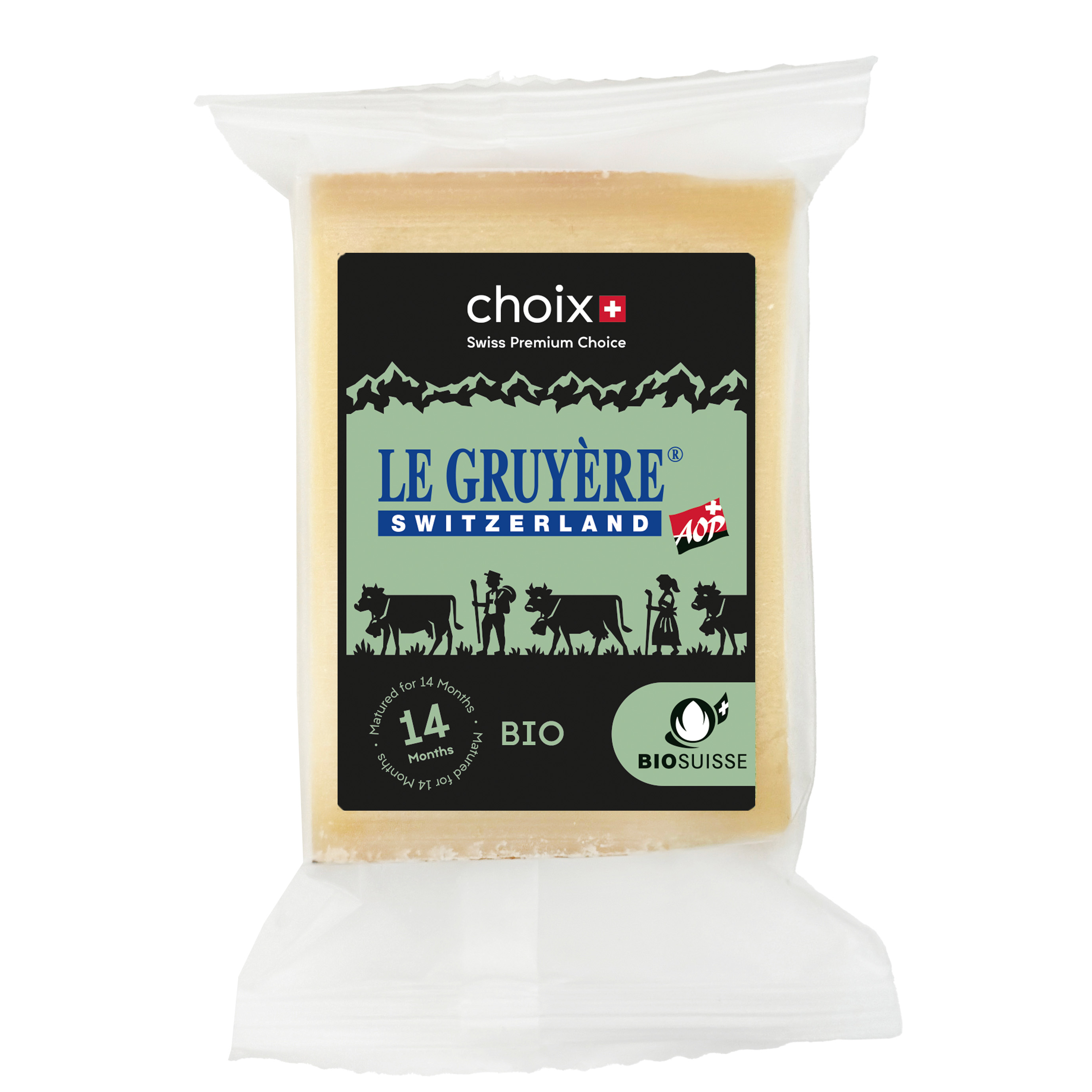 Choix Gruyère AOP EKO, 14 mån. 170 g