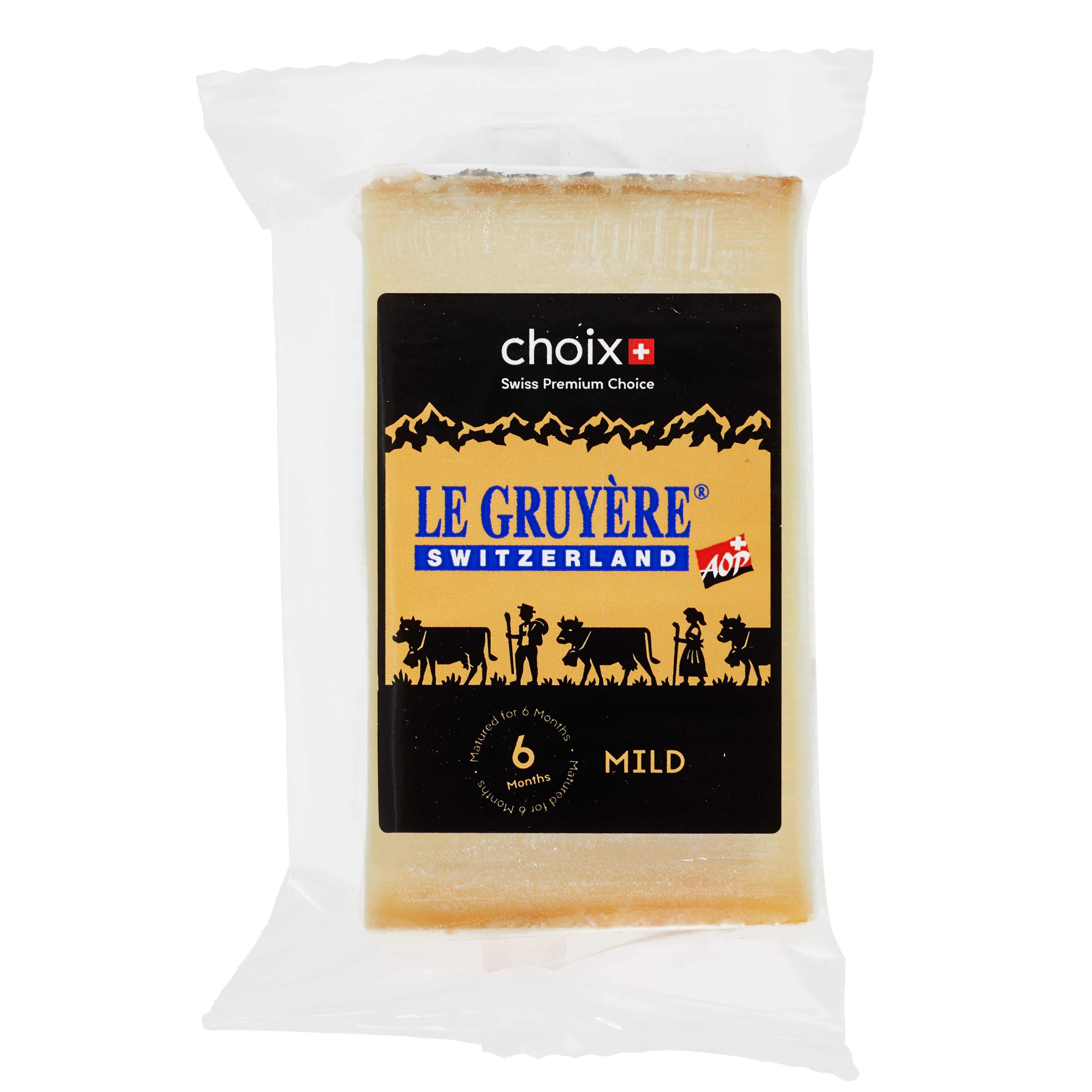 Choix Gruyère AOP mild 6 mån. 170 g Choix Gruyère AOP mild 6 mån. 170 g