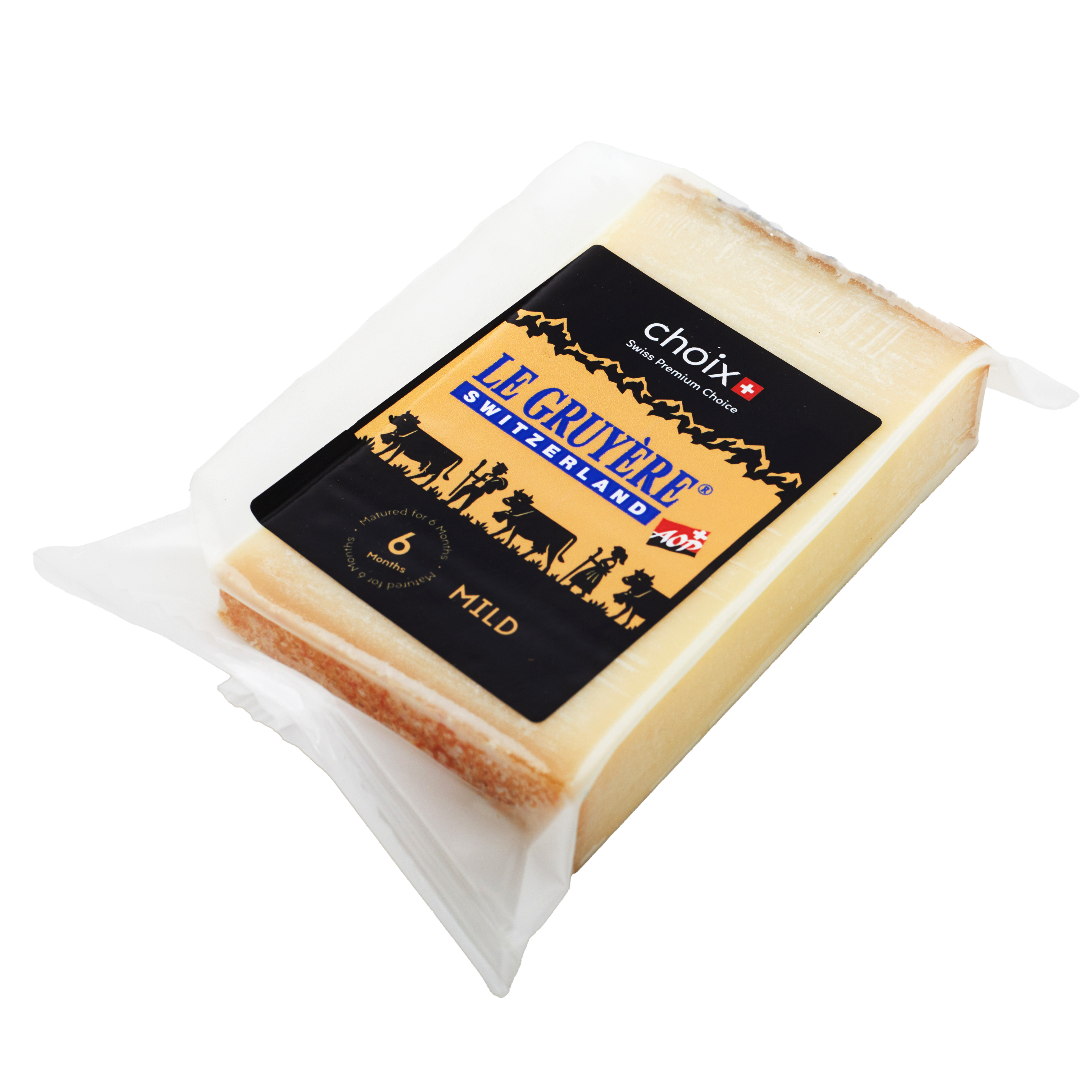 Choix Gruyère AOP mild 6 mån. 170 g Choix Gruyère AOP mild 6 mån. 170 g