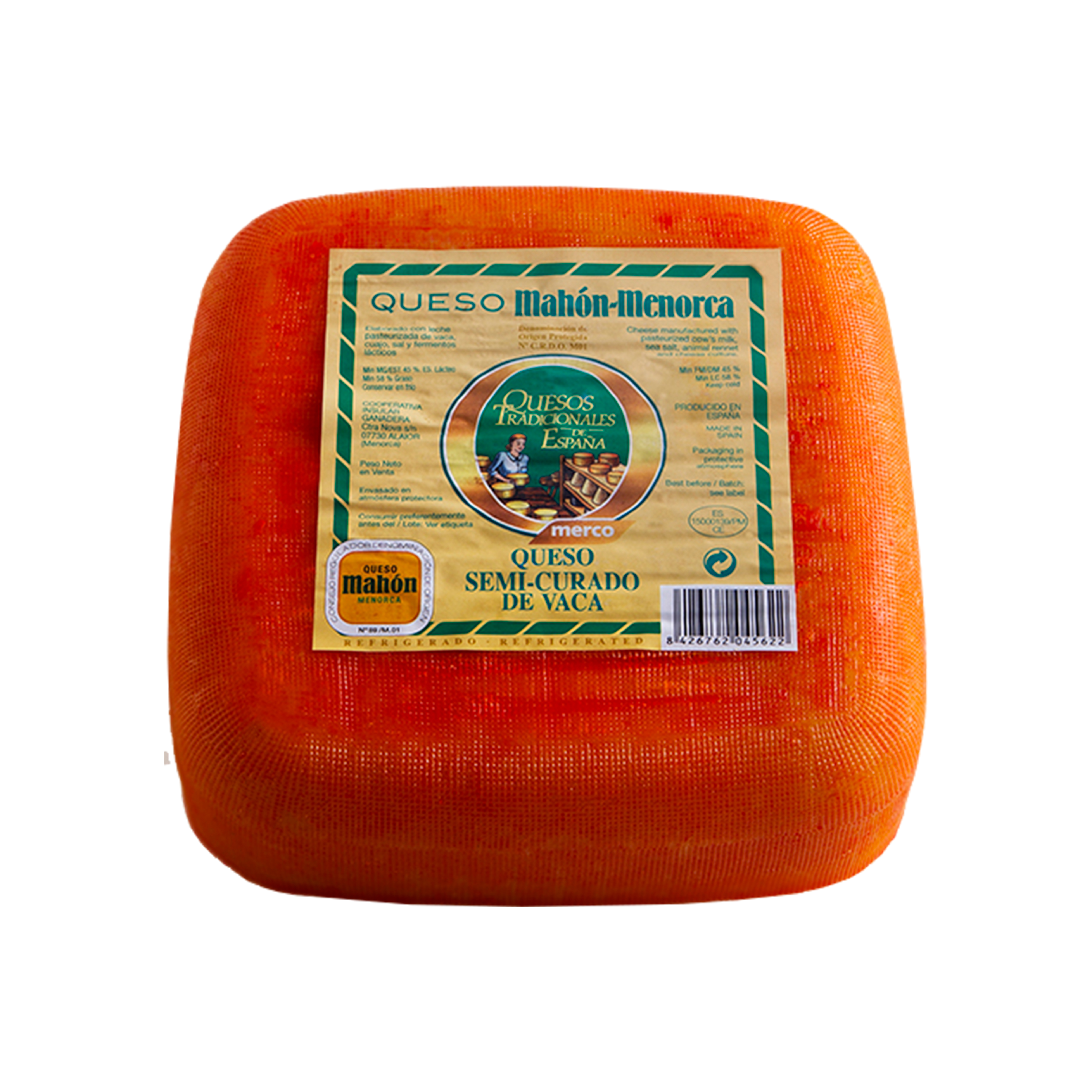 Mahon DOP semi curado 2,4 kg Mahon DOP semi curado 2,4 kg