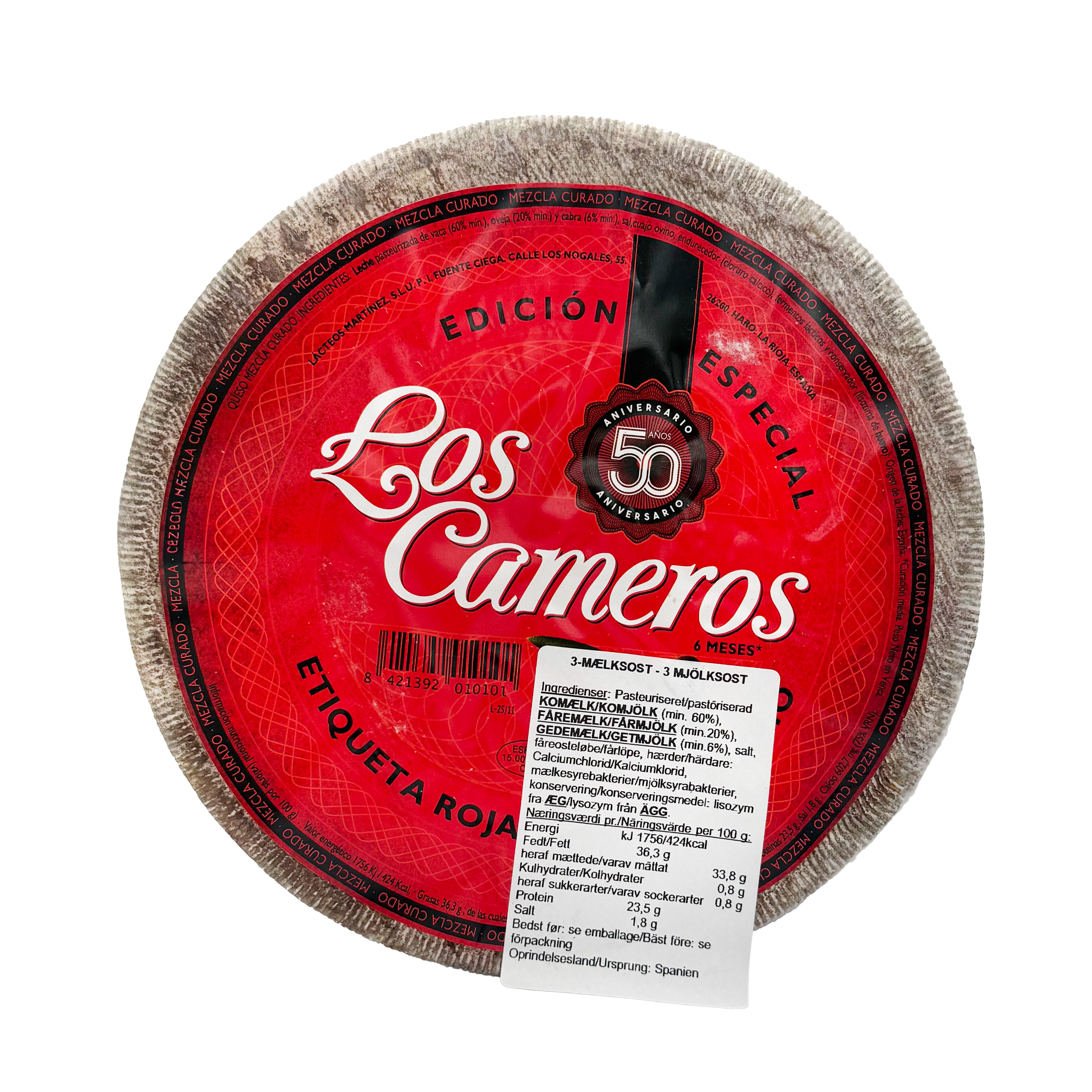 Los Cameros mezcla curado 3,3 kg