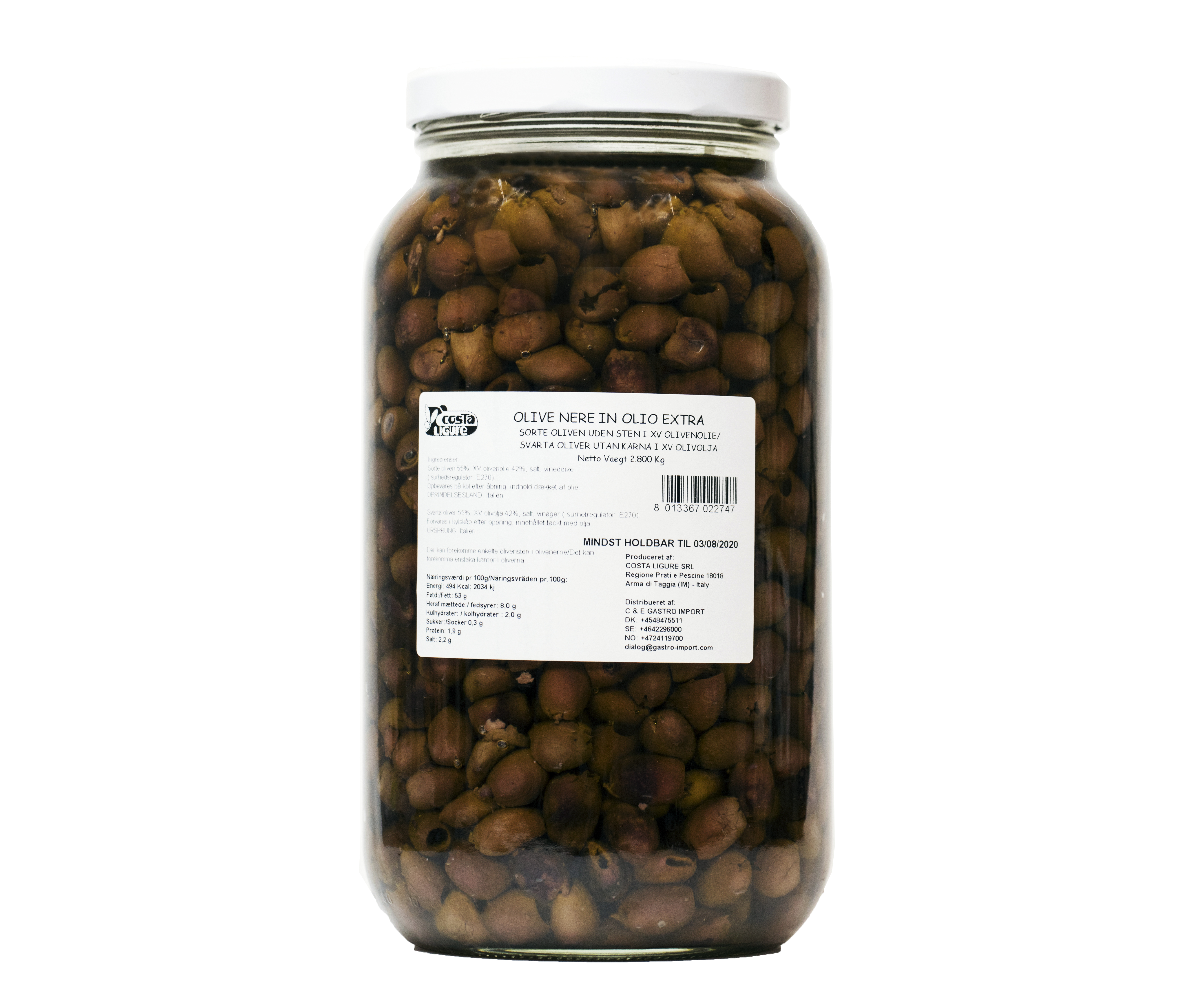 x Empeltreoliv från Aragón, 2,5kg