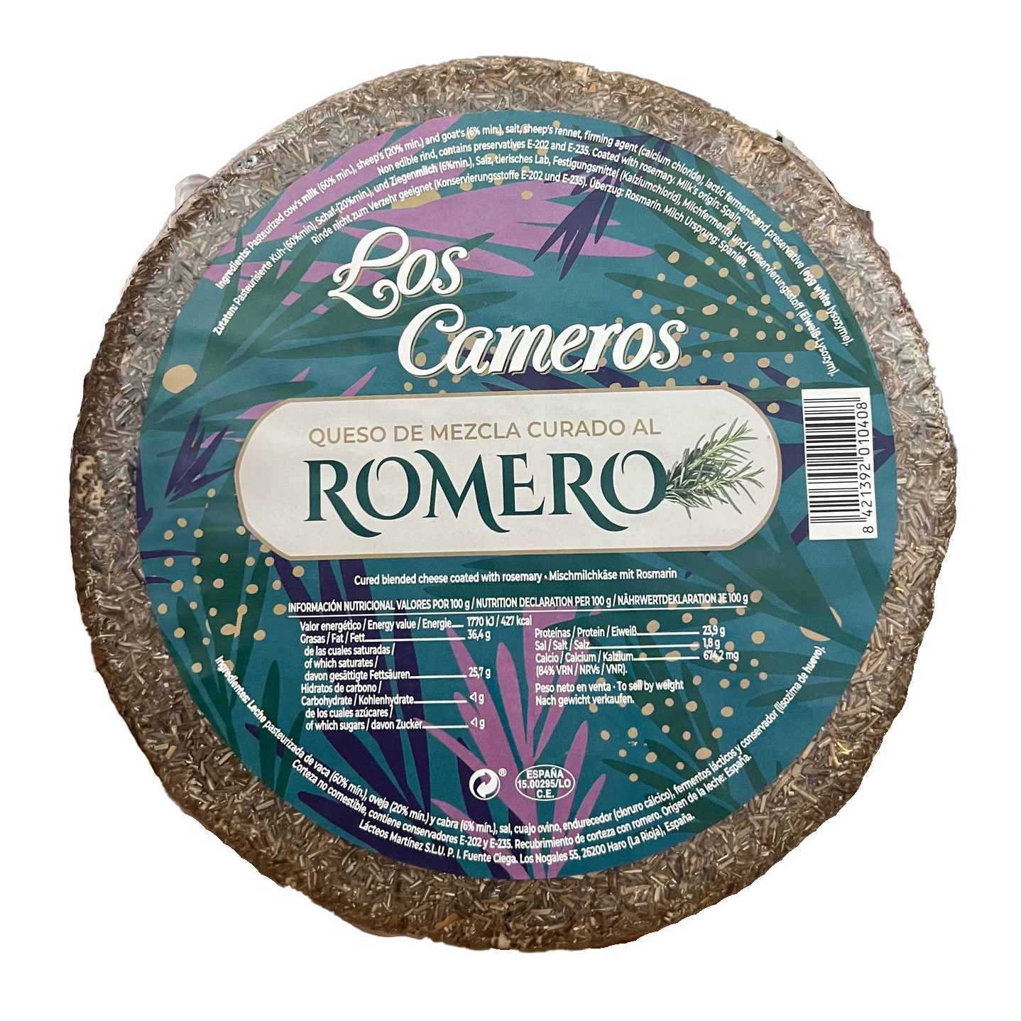 Los Cameros mezcla curado, rosmarin 3,3 kg