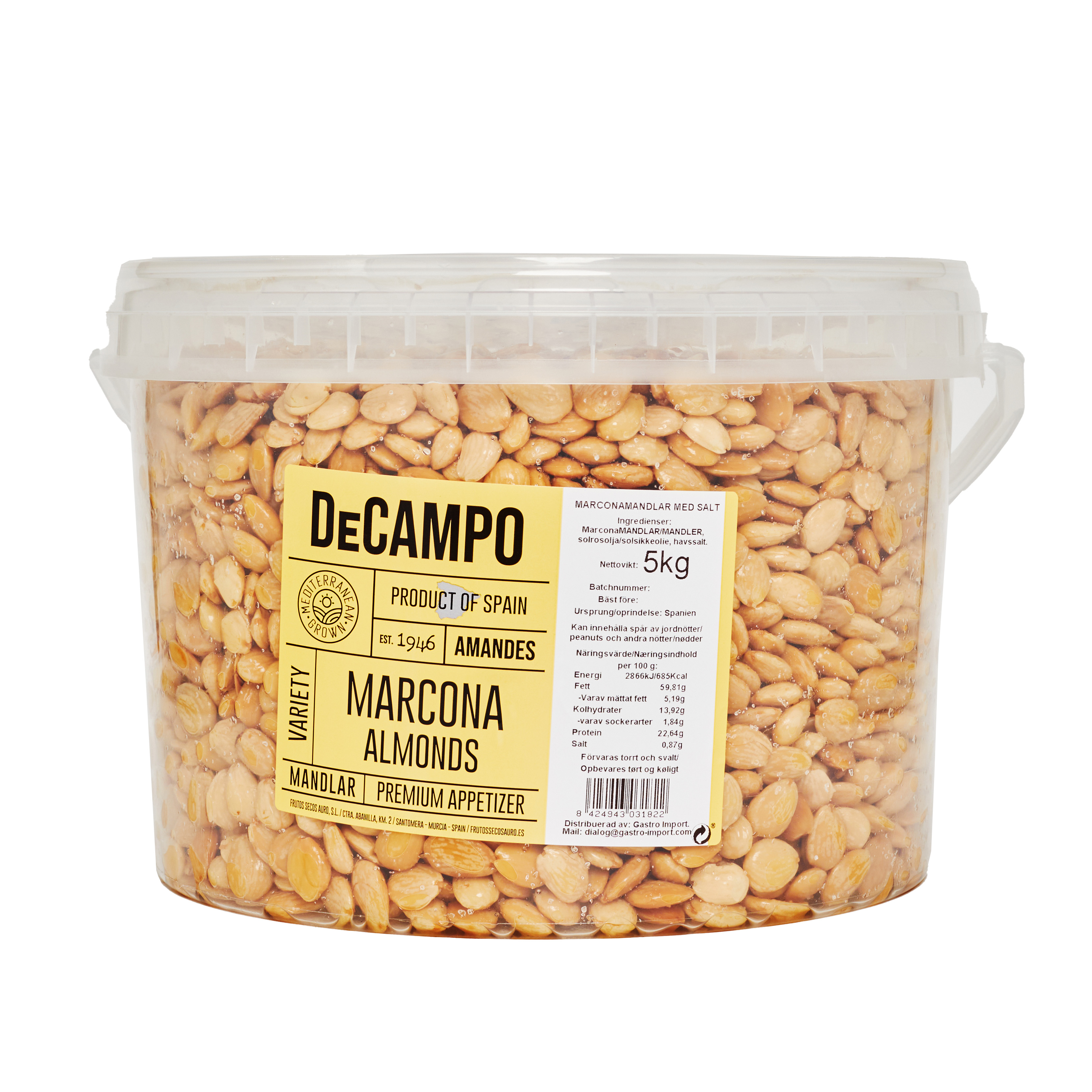 Marconamandel saltad 5 kg