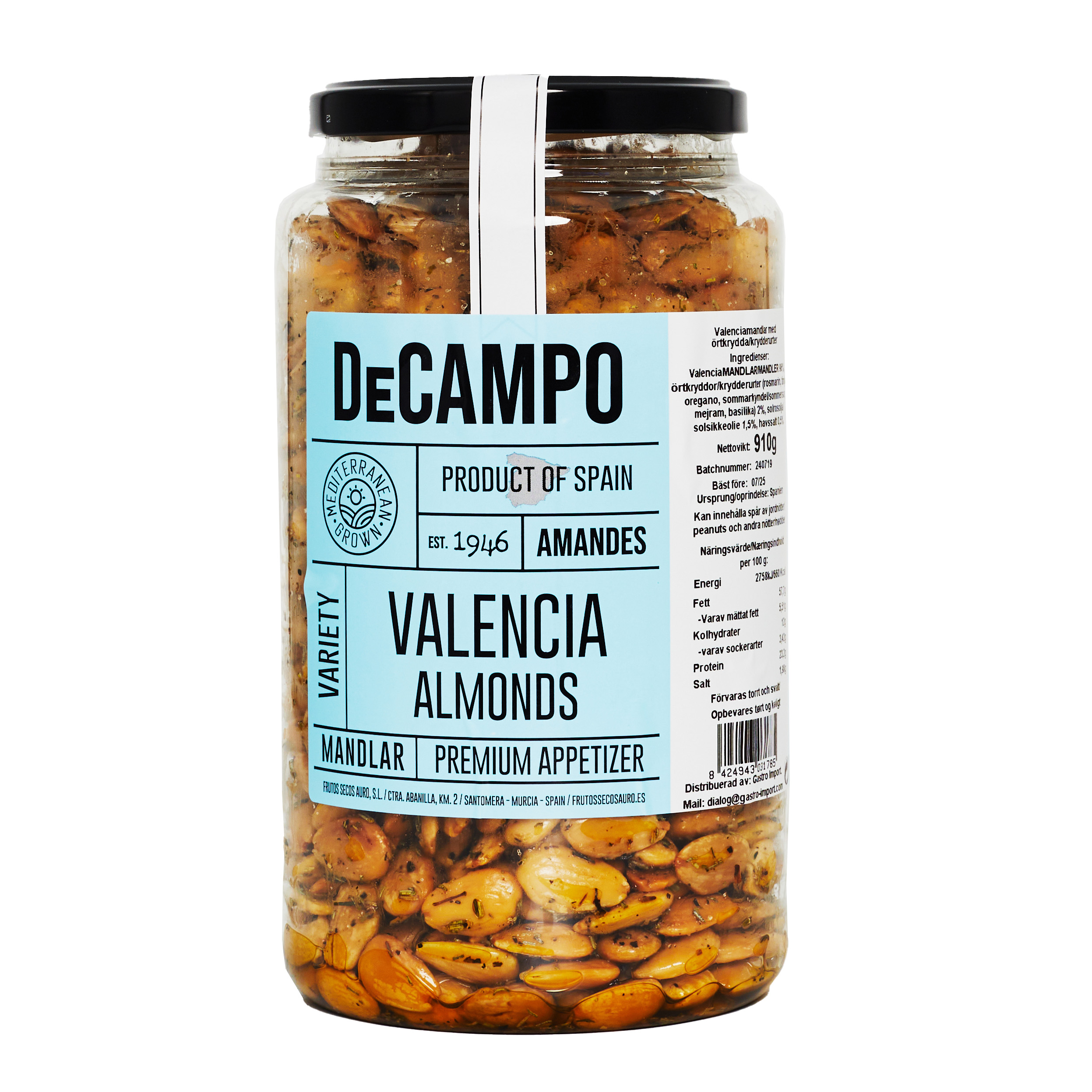 Valenciamandel med örtkrydda 910 g