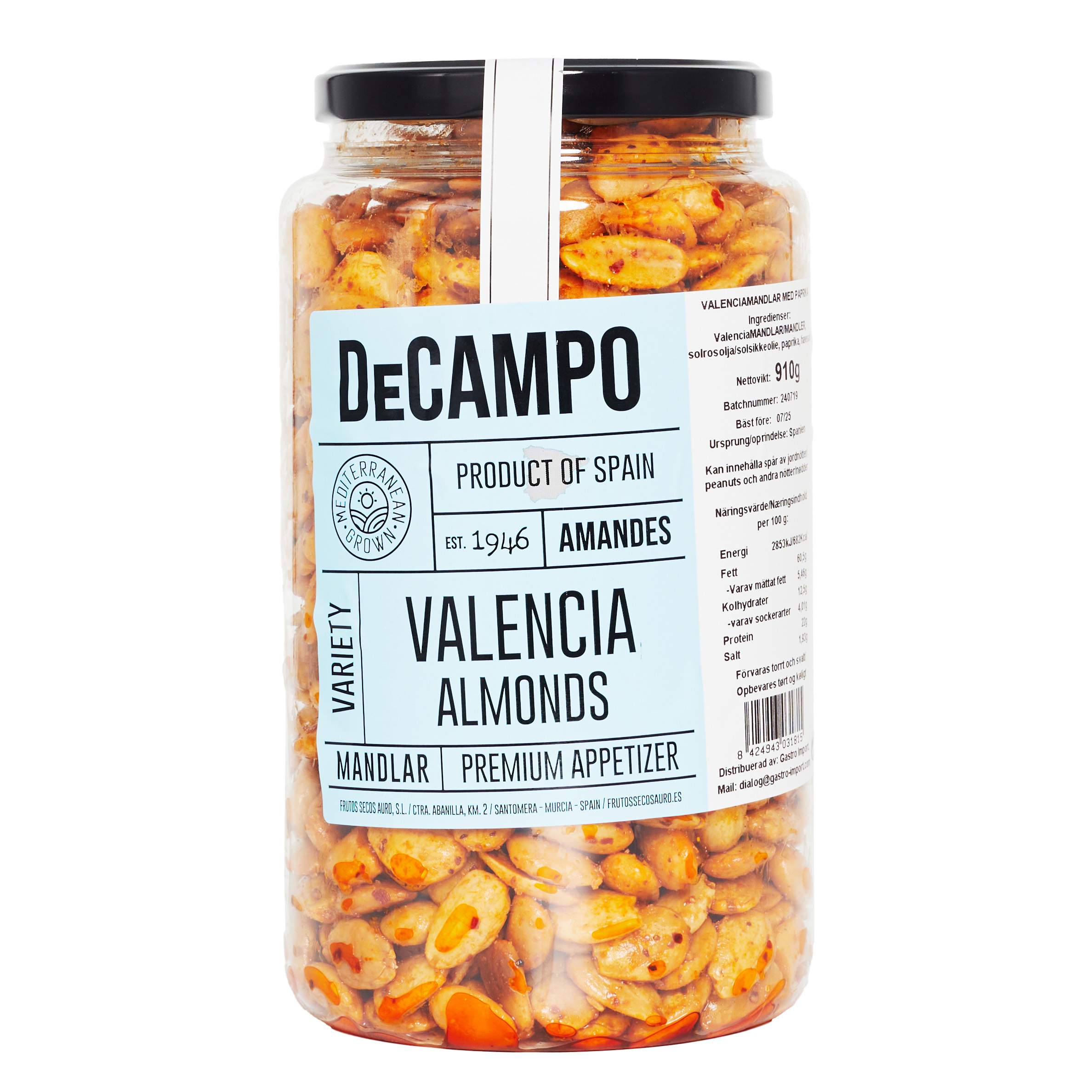 Valenciamandel med paprika 910 g