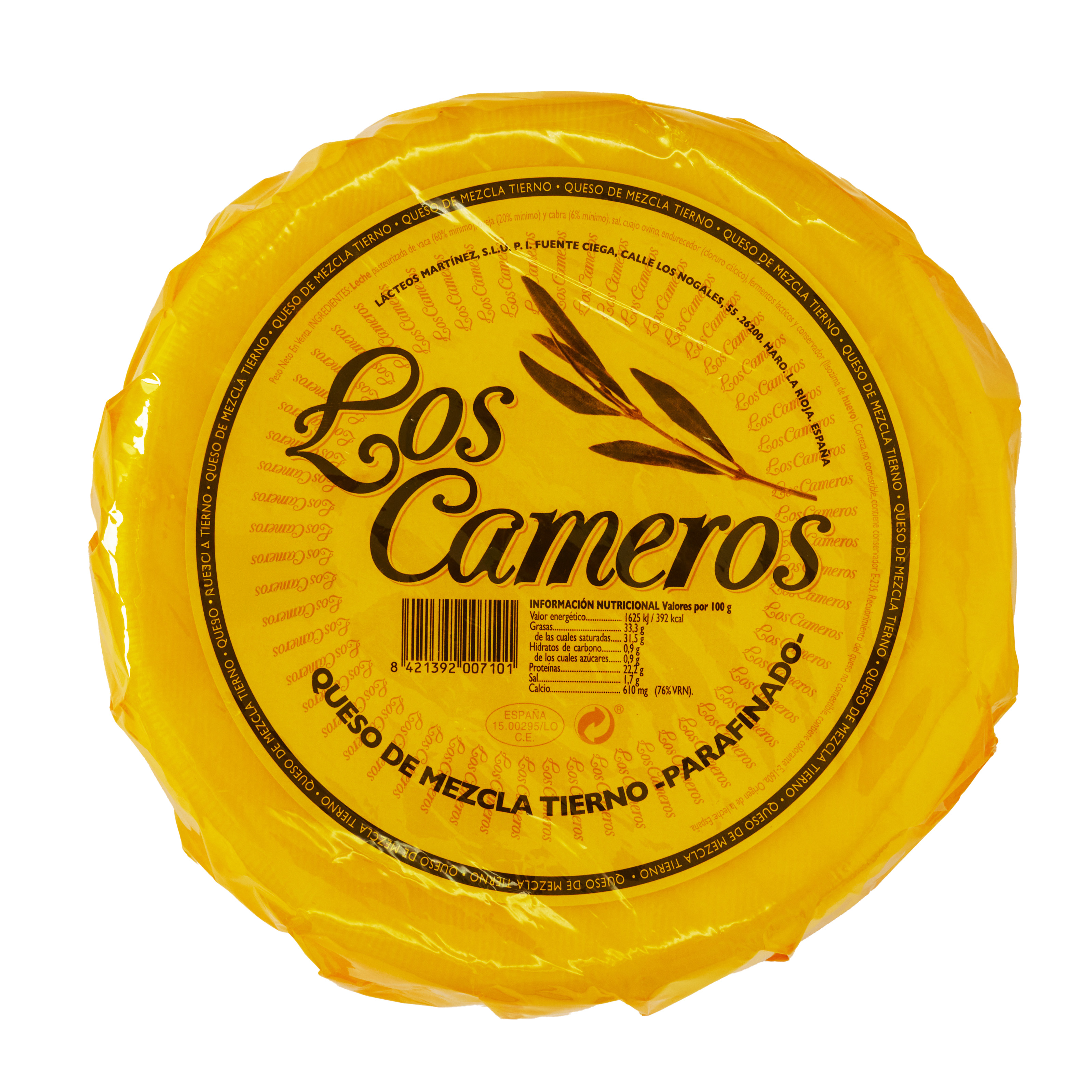 Los Cameros 3-mjölksost tierno 3,7 kg