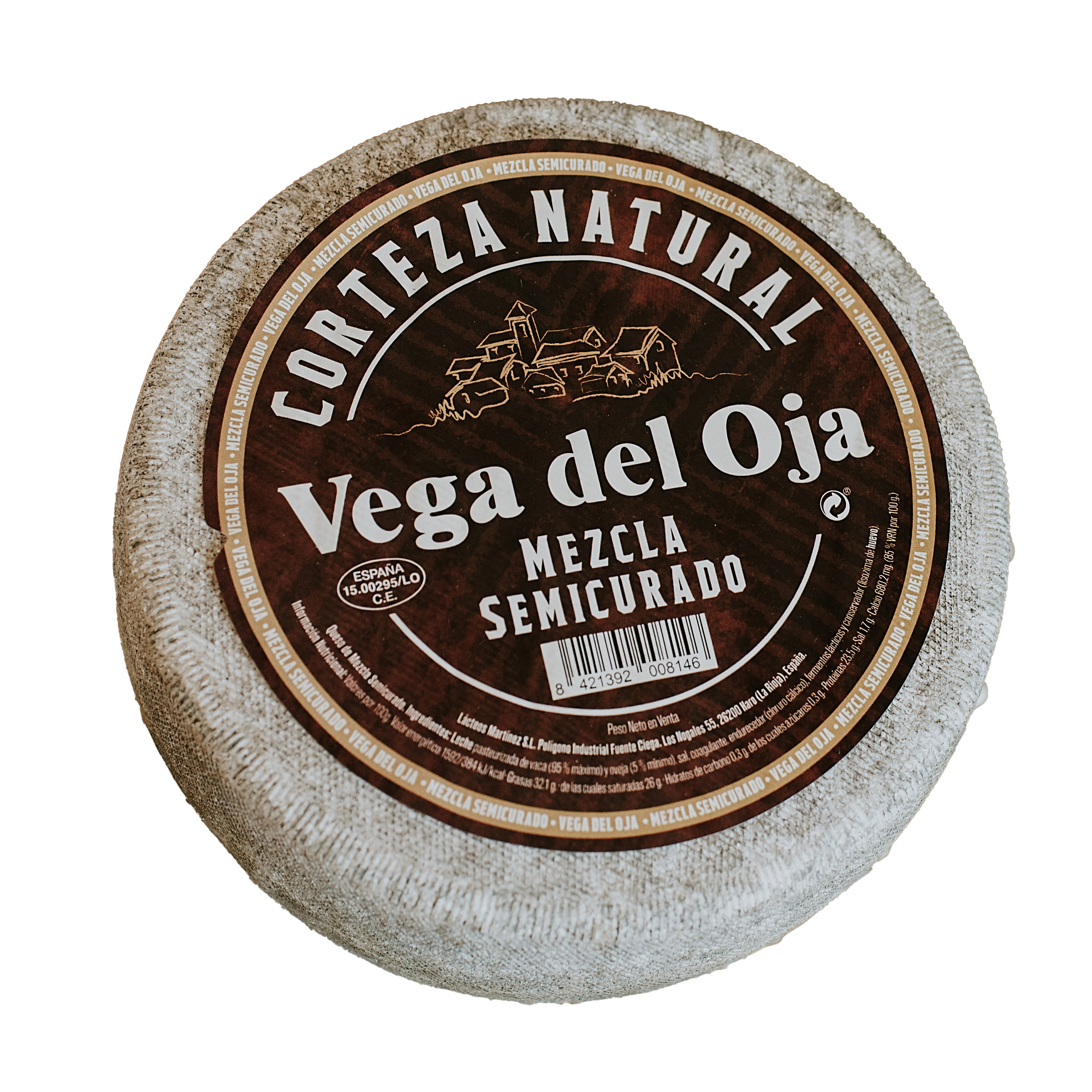 Vega del Oja 2-mjölksost semicurado 3,3 kg