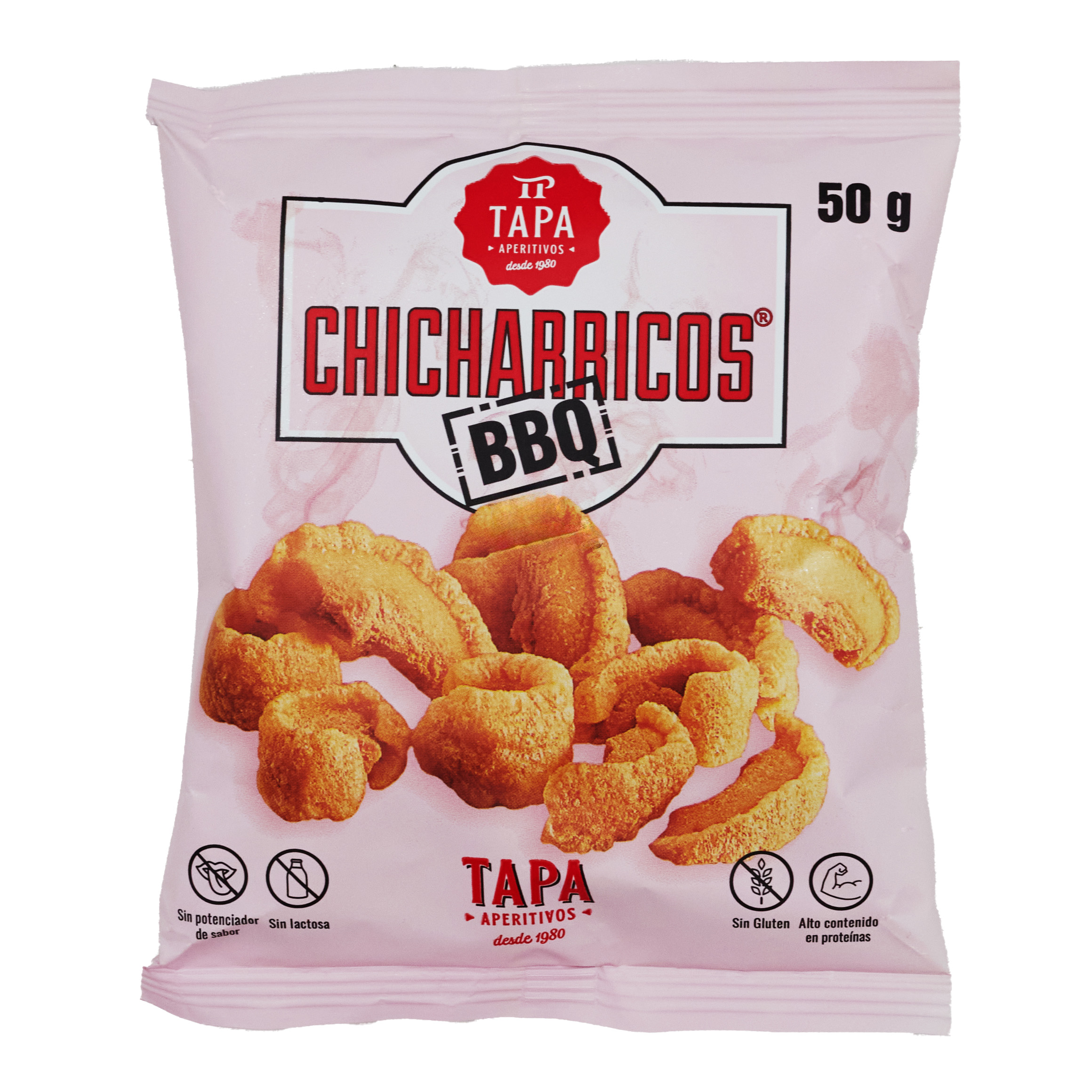 Chicharricos fläsksvål med BBQ smak 50 g