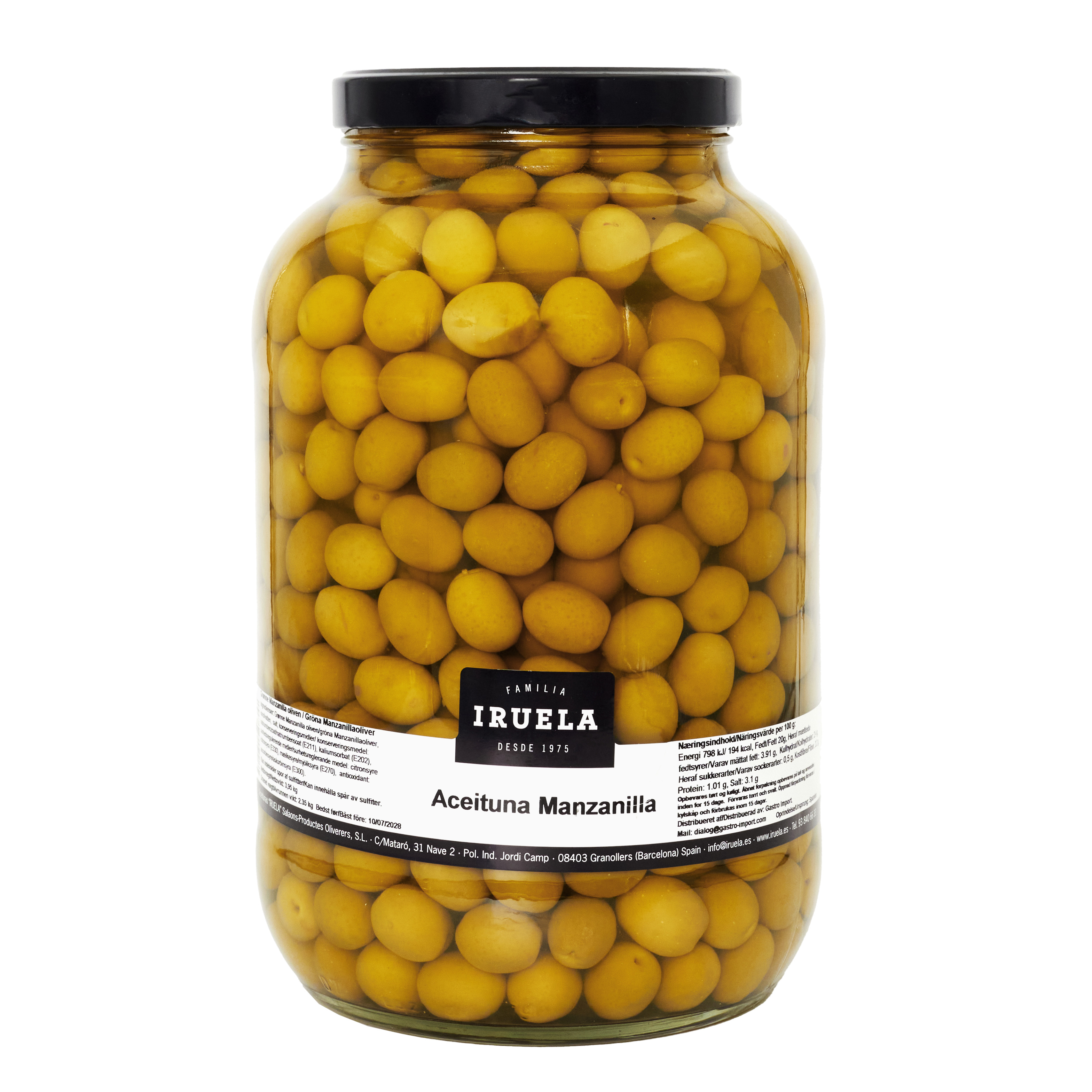 Oliver gröna Manzanilla 3,95 kg