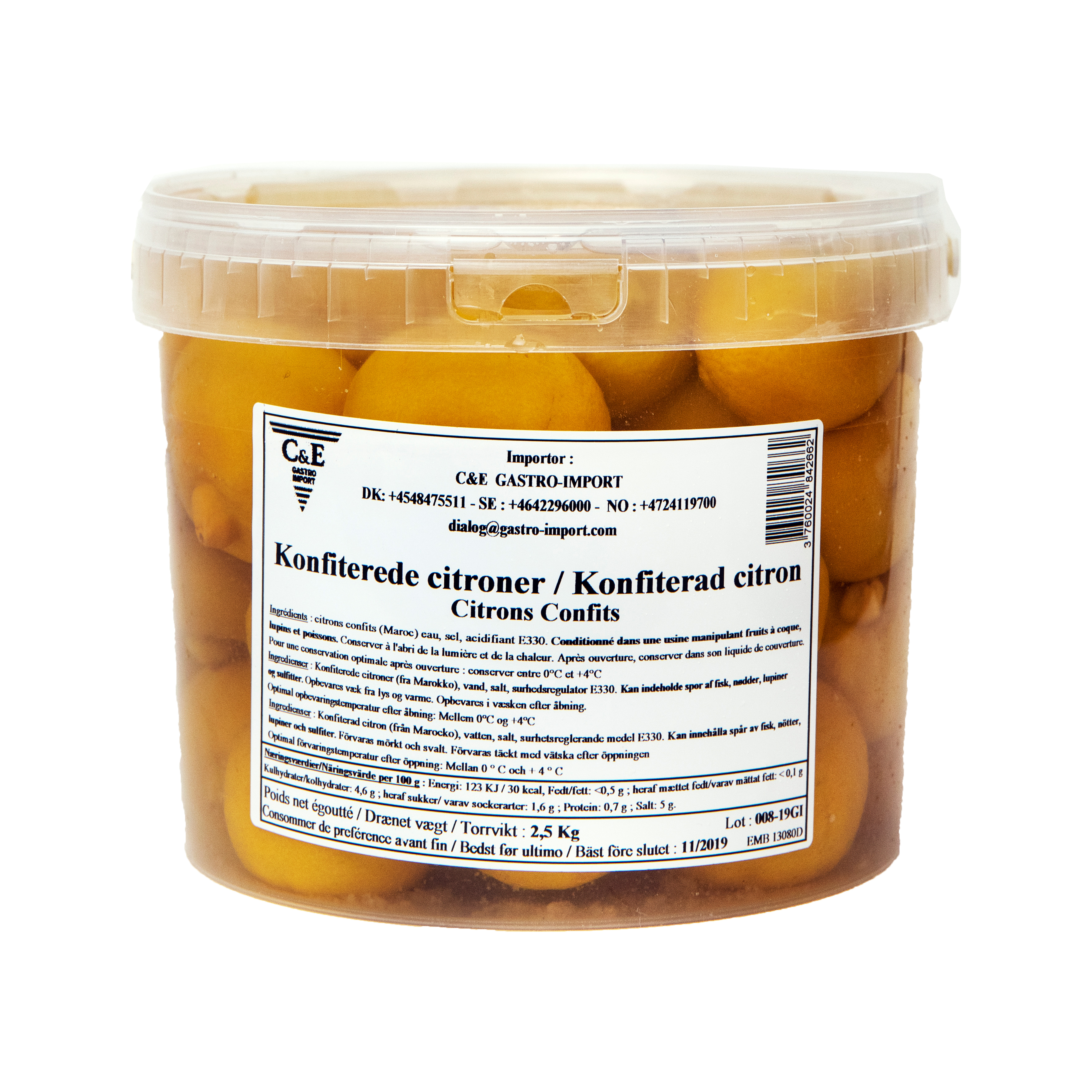 Confiterad citron 3,5 kg