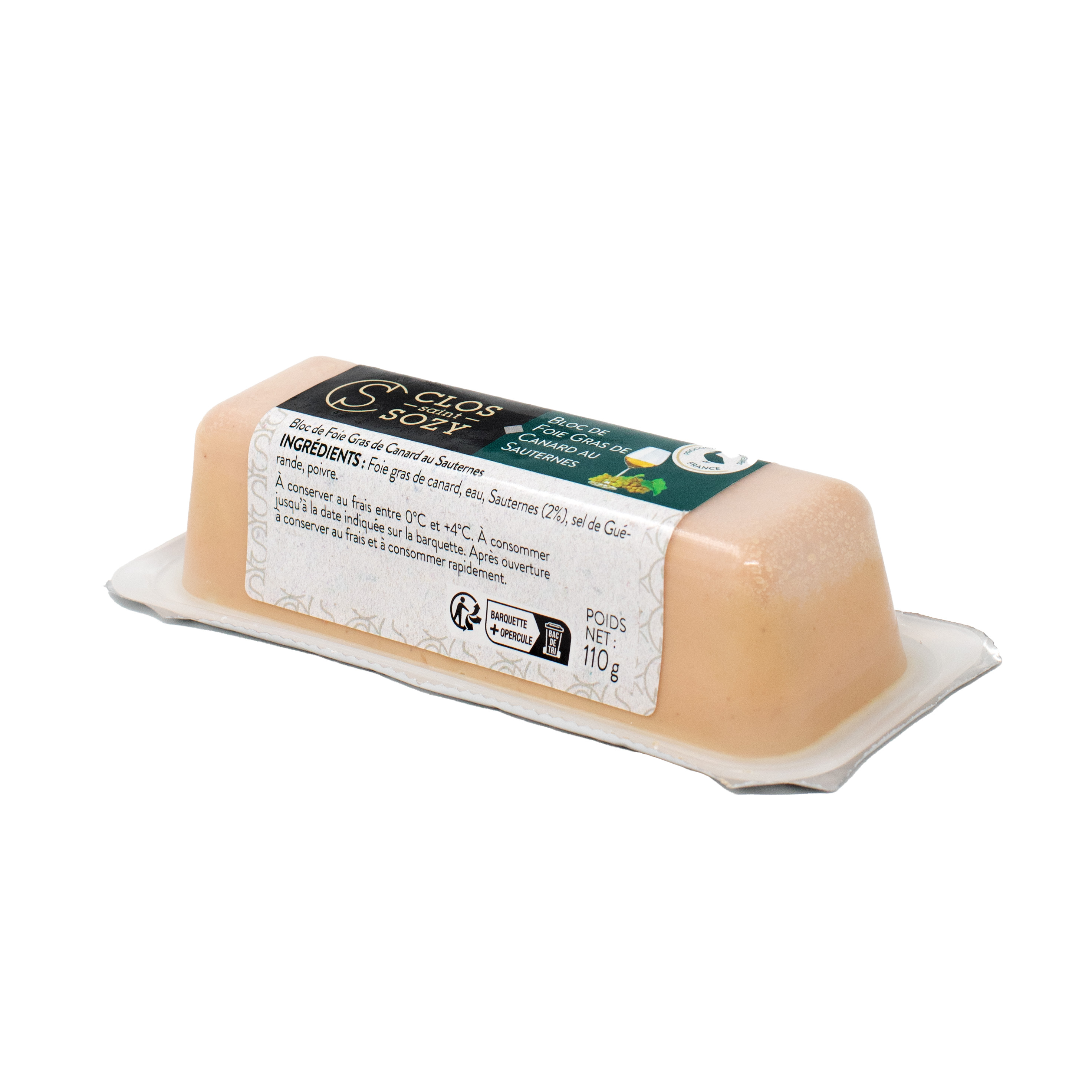 Foie Gras med Sauternes 110 g Foie Gras med Sauternes 110 g