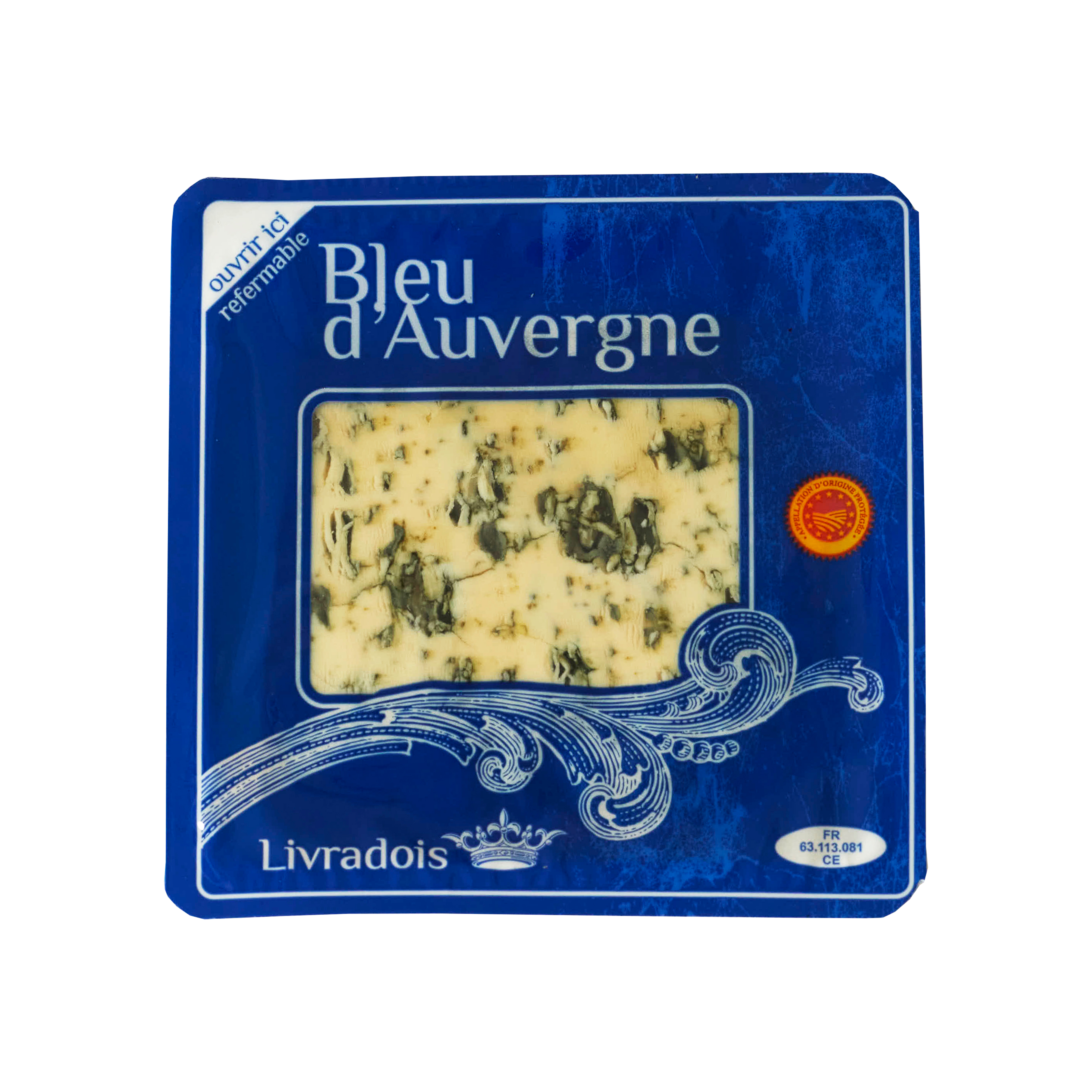 Port. Bleu d'Auvergne 125 g Port. Bleu d'Auvergne 125 g