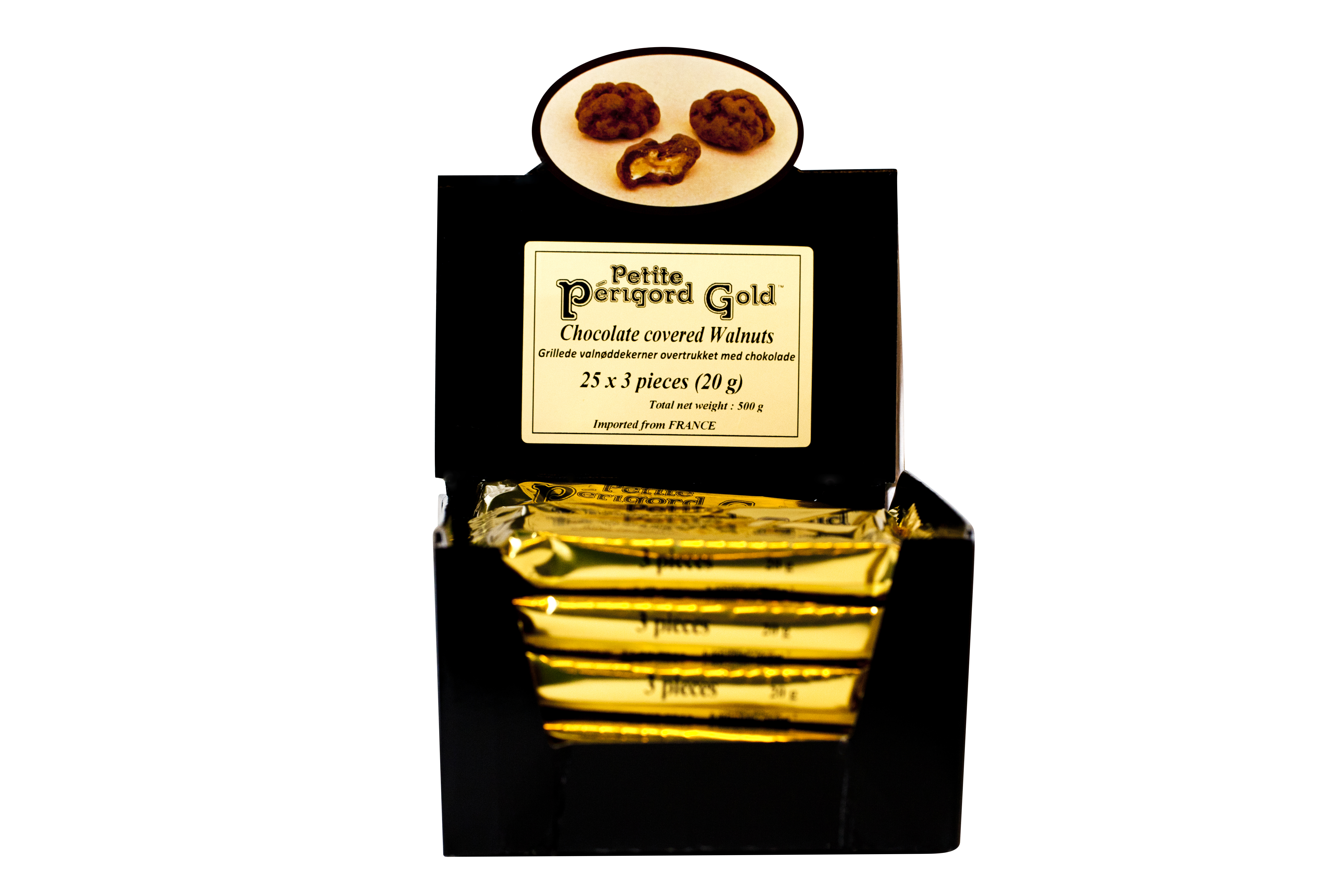 x Valnöt display, 25stk