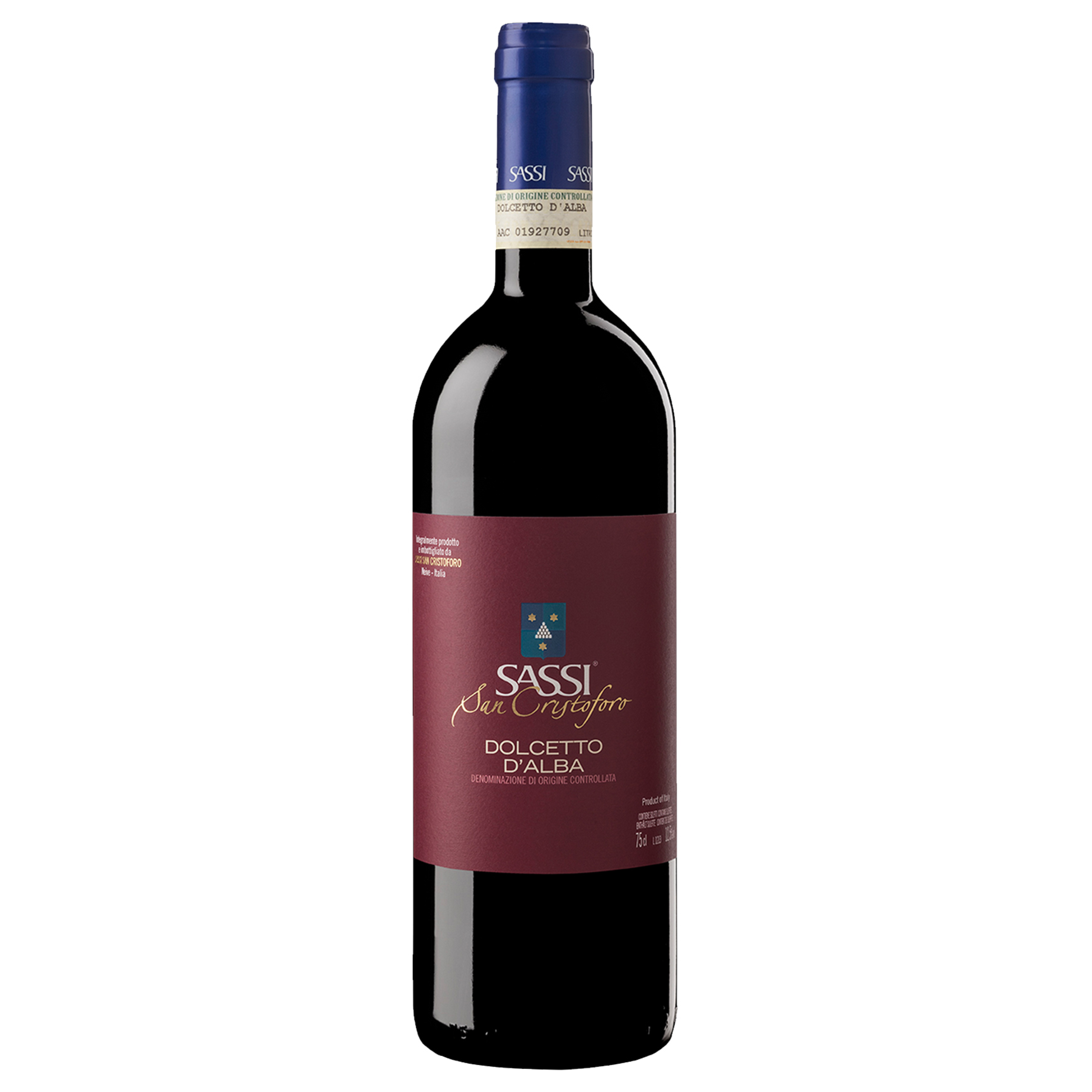 x SASSI San Cristoforo, Dolcetto d'Alba 2018 x SASSI San Cristoforo, Dolcetto d'Alba 2018